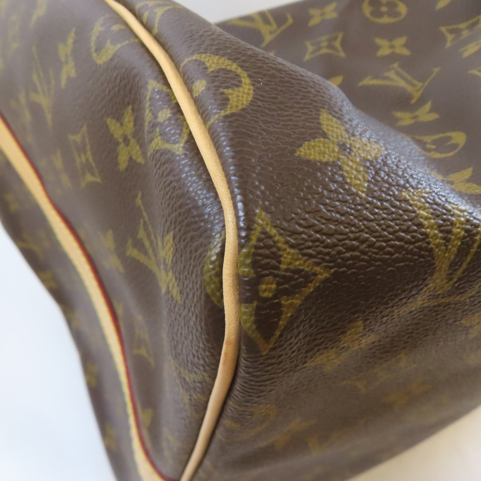 LOUIS VUITTON Monogram Keepall 55 Bamdoulie金扣手挽肩背兩用袋啡色
