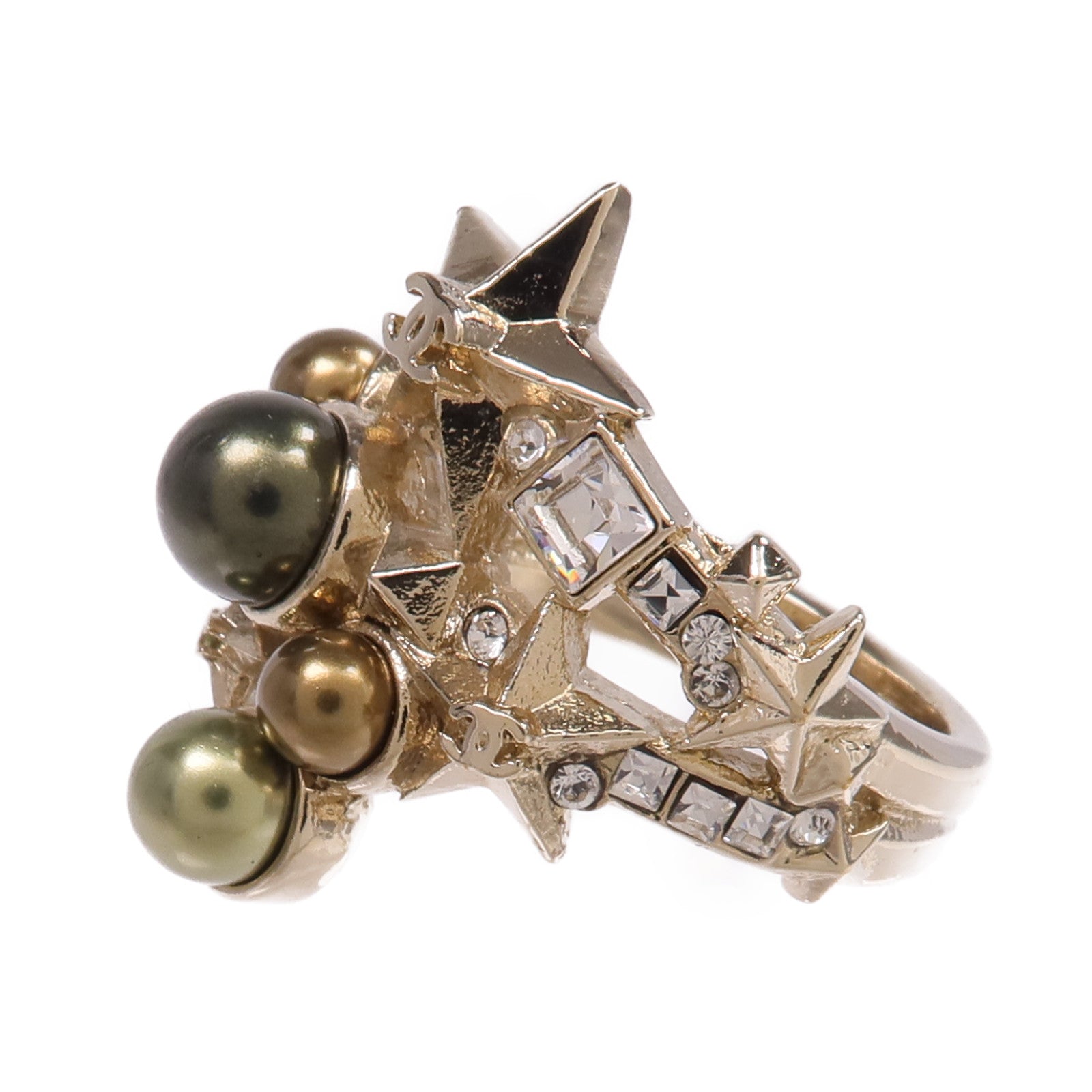 CHANEL 金屬Ring戒指US#6.5