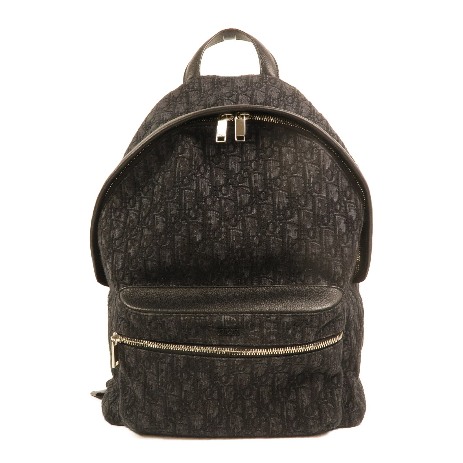 Dior 帆布/牛皮皮革Rider Backpack背包