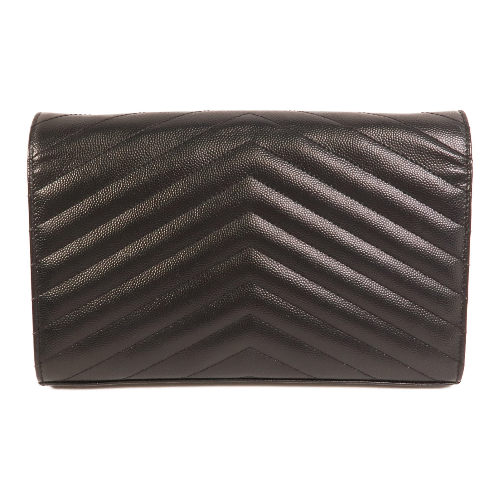 YVES SAINT LAURENT 牛皮皮革Cassandre Envelope鏈帶肩背袋