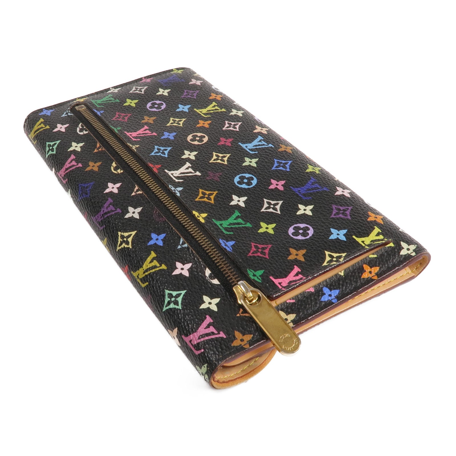 LOUIS VUITTON Monogram Multicolore Portefeuille Eugenie Wallet金扣長錢包