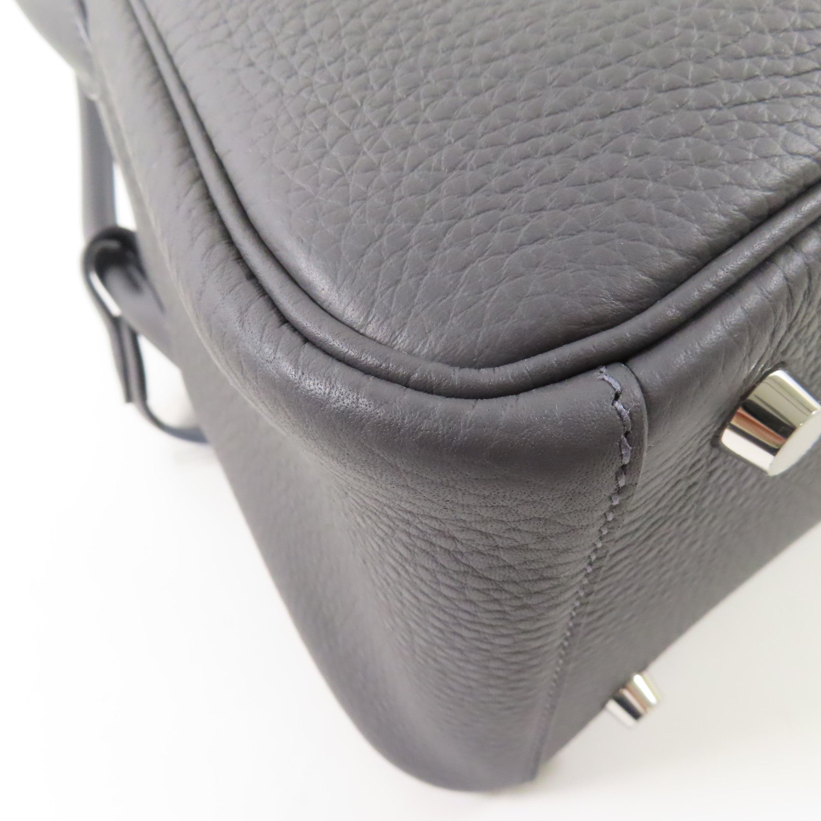HERMES Clemence皮革Lindy 26手挽肩背兩用袋85 Ardoise