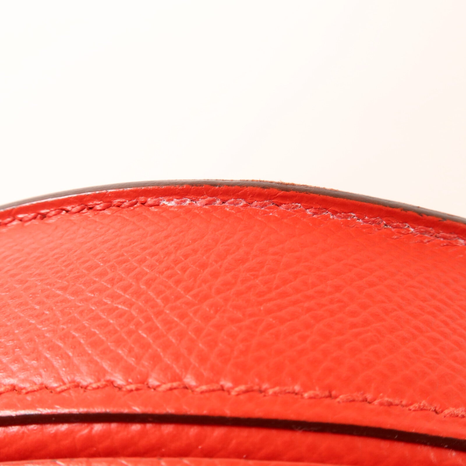 HERMES Epsom皮革Mosaique AU 24 Bag肩背袋Rouge Casaque