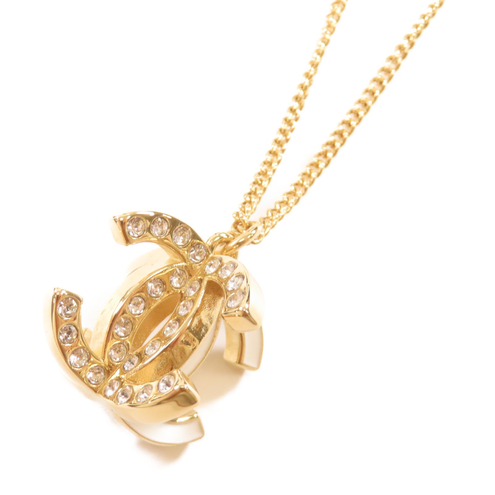 CHANEL 金屬Necklace項鍊金色