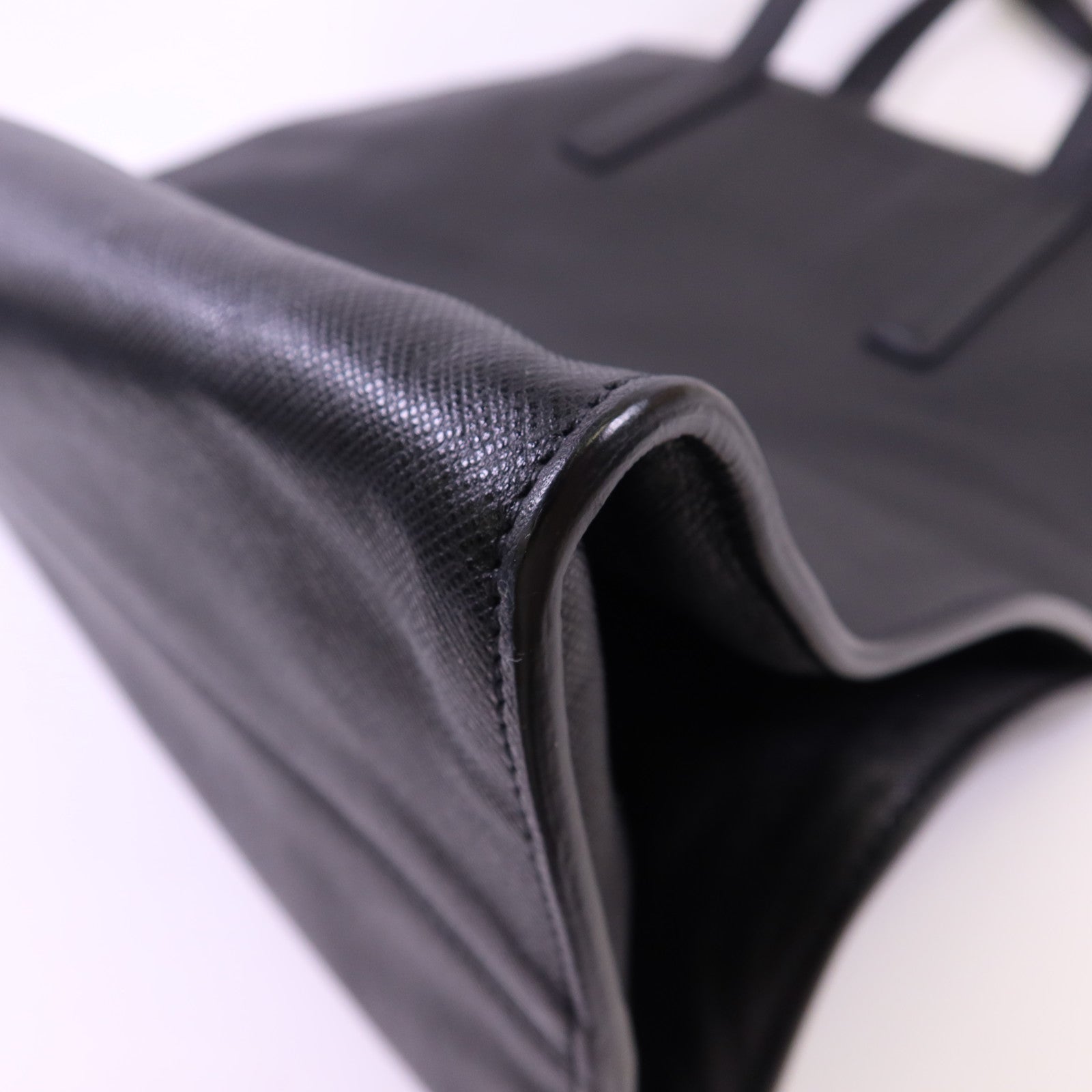 PRADA Saffiano皮革Tote Bag銀扣手挽袋