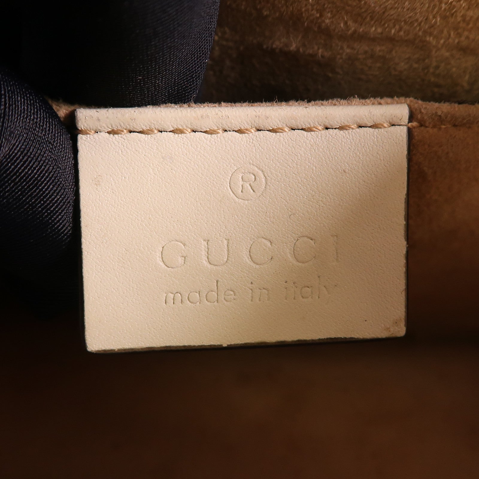 GUCCI GG GHW Sylvie Chain Shoulder Bag 431666 Calfskin Leather Beige