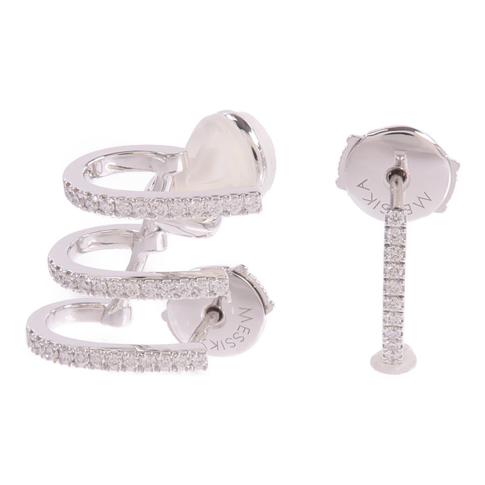 JEWELRY 18K白金Diamond Earrings鑽石耳環