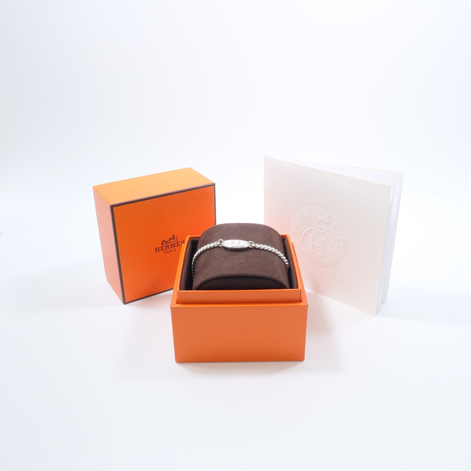 HERMES 925純銀Point Sellier Bracelet手鏈