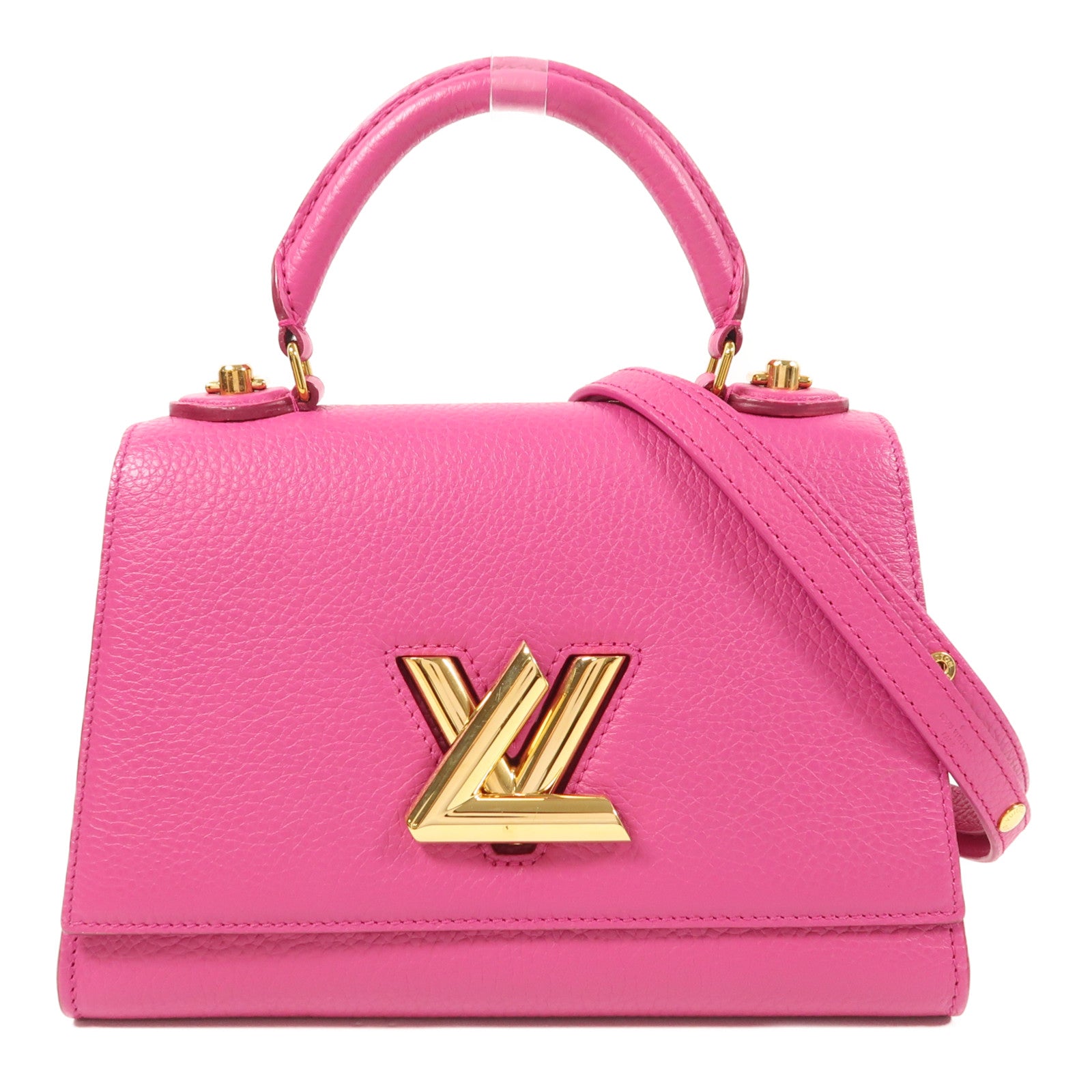 LOUIS VUITTON 皮革Twist One Handle金扣手挽肩背兩用袋