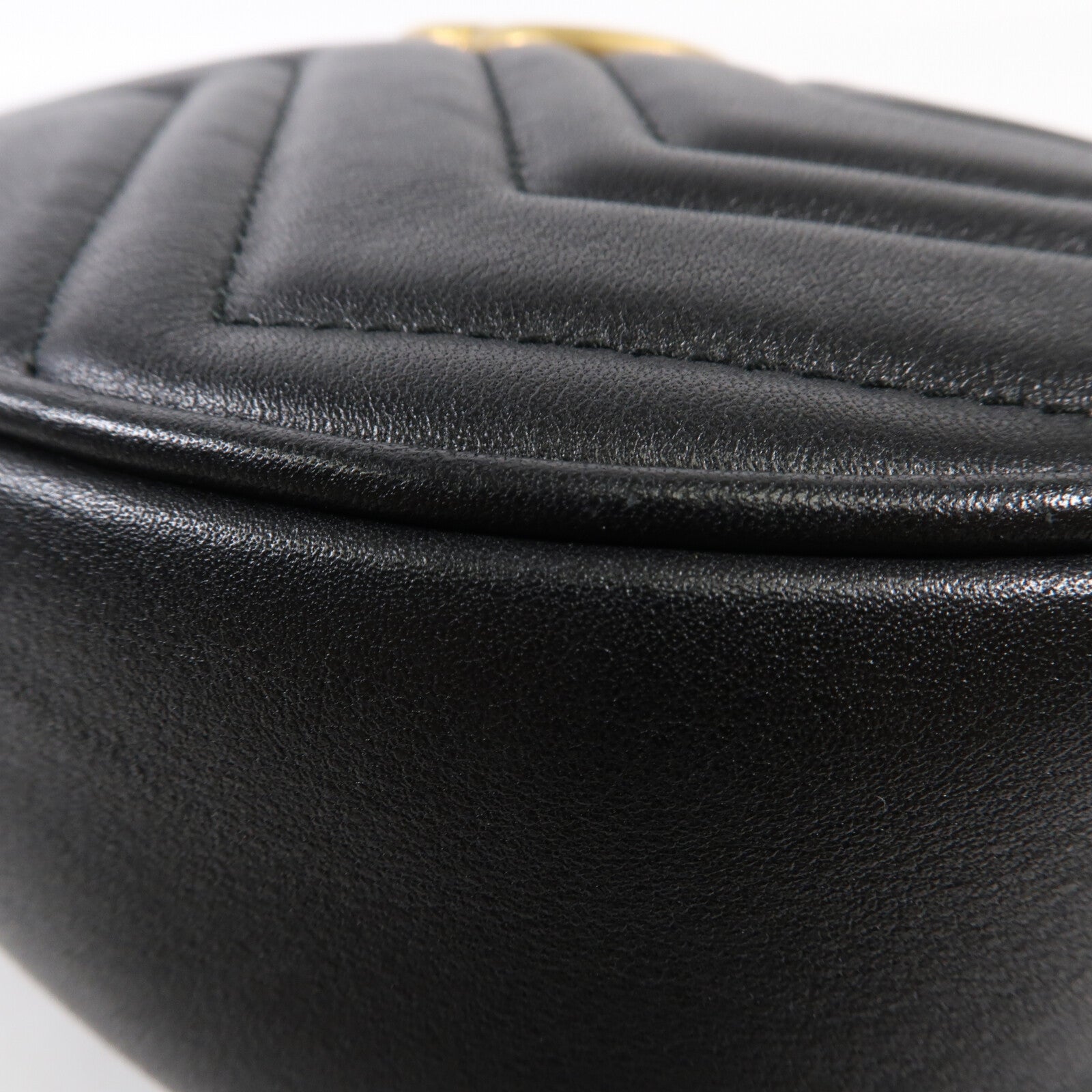 GUCCI 【激減優惠】牛皮皮革Waist Bag金扣腰包