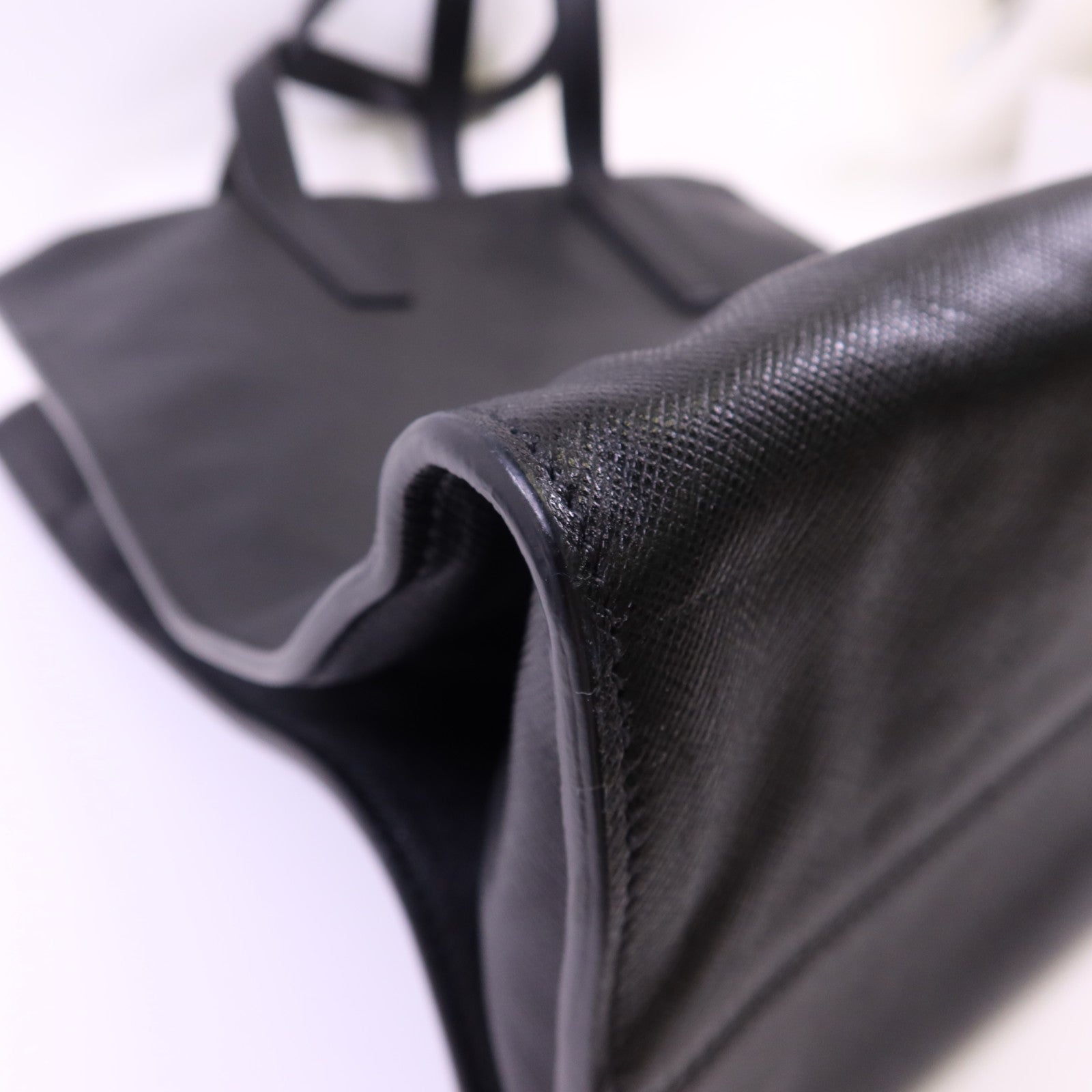 PRADA Saffiano皮革Tote Bag銀扣手挽袋