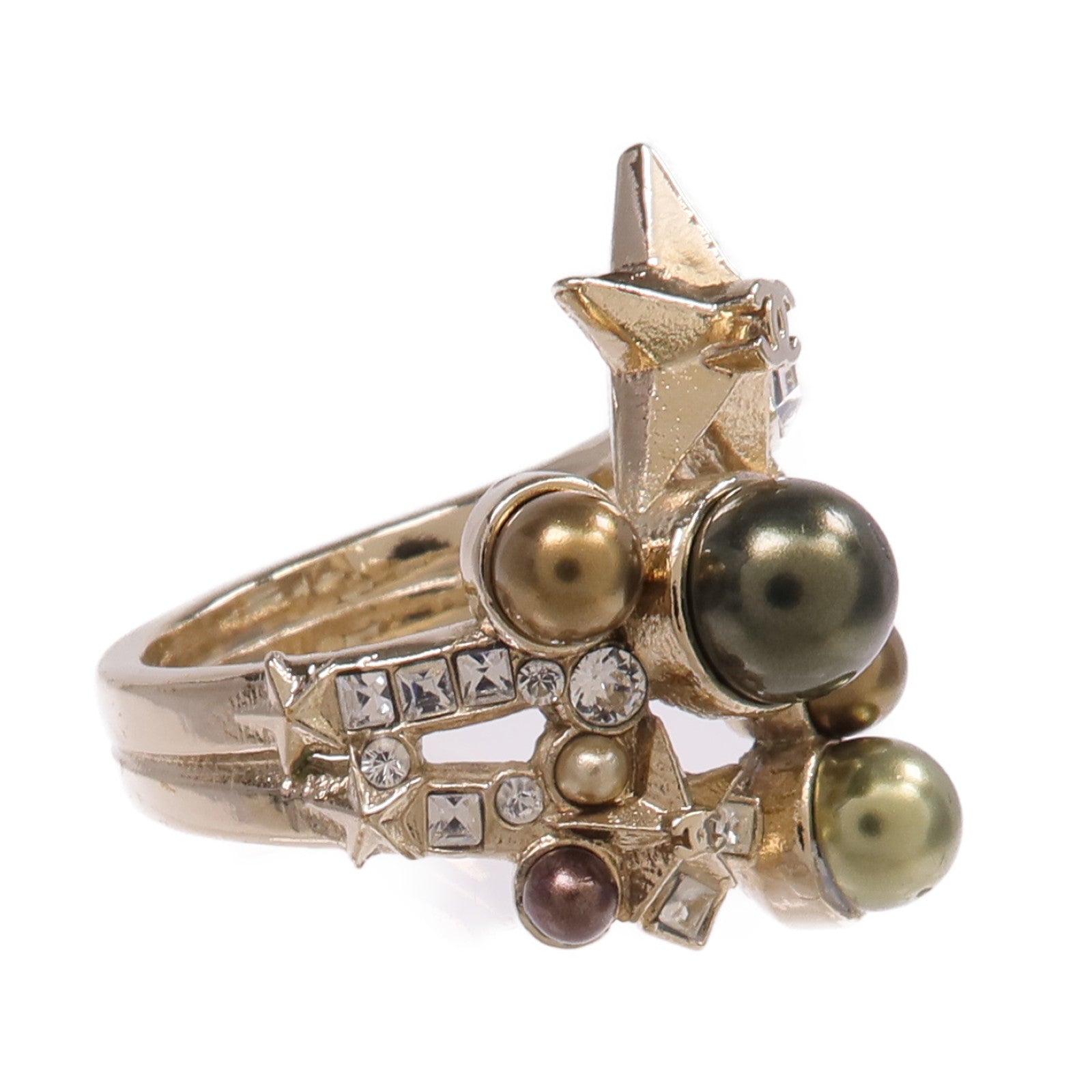CHANEL 金屬Ring戒指US#6.5