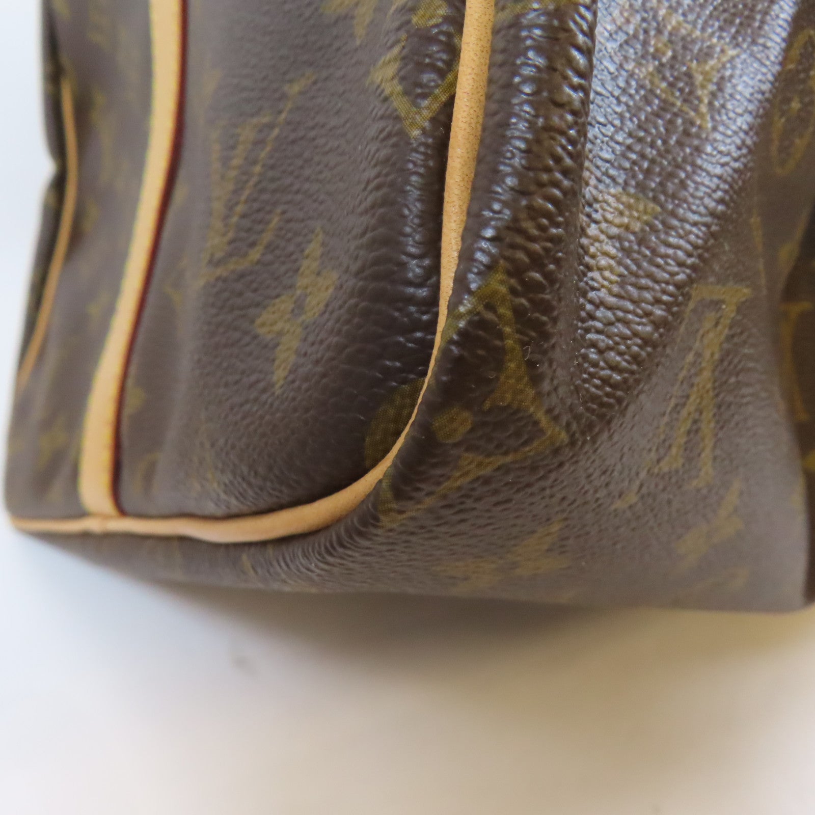 LOUIS VUITTON Monogram Keepall 55 Bamdoulie金扣手挽肩背兩用袋啡色