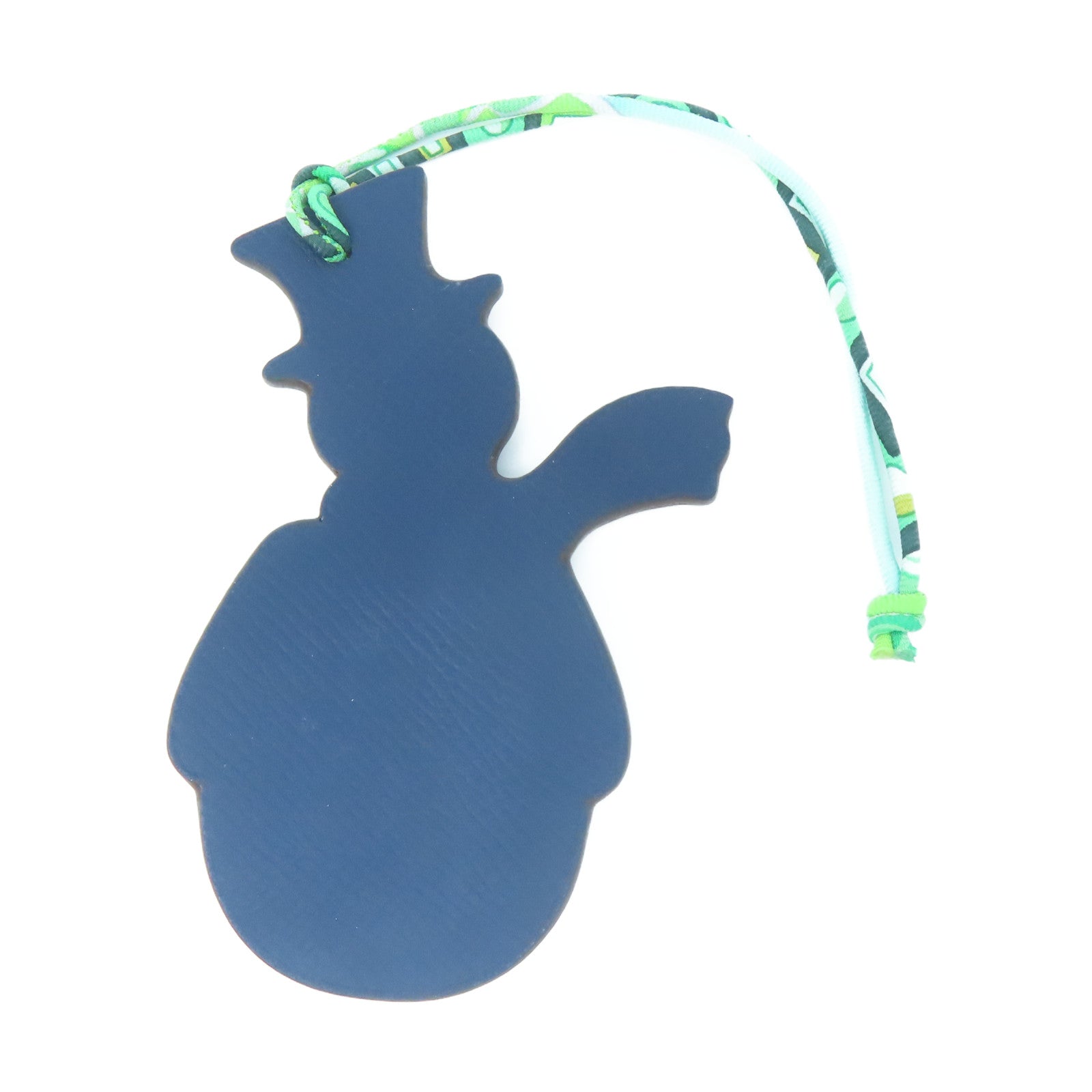 HERMES 【激減優惠】Epsom皮革Petit H Snowman Charm掛飾深藍色/啡色/淺綠色
