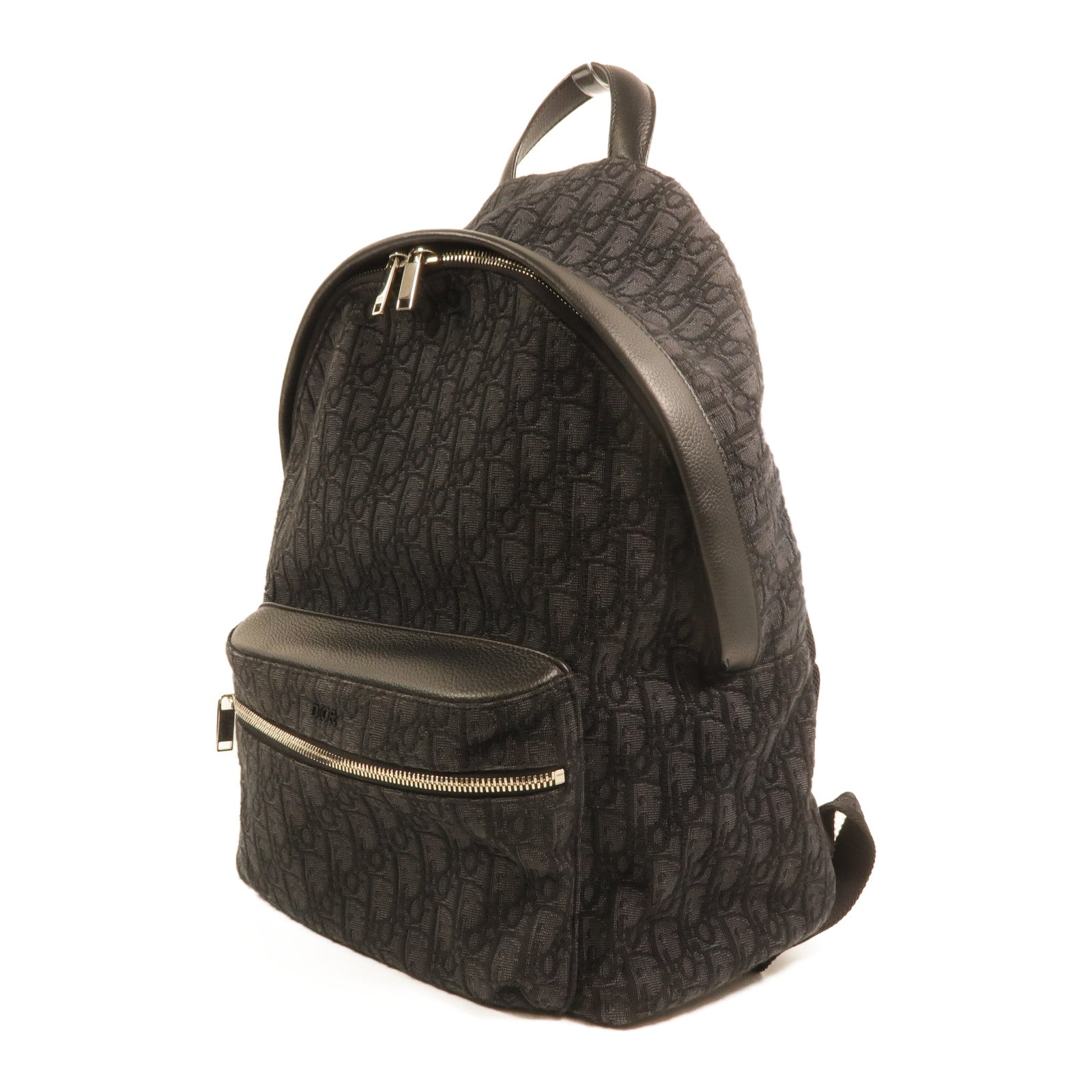 Dior 帆布/牛皮皮革Rider Backpack背包