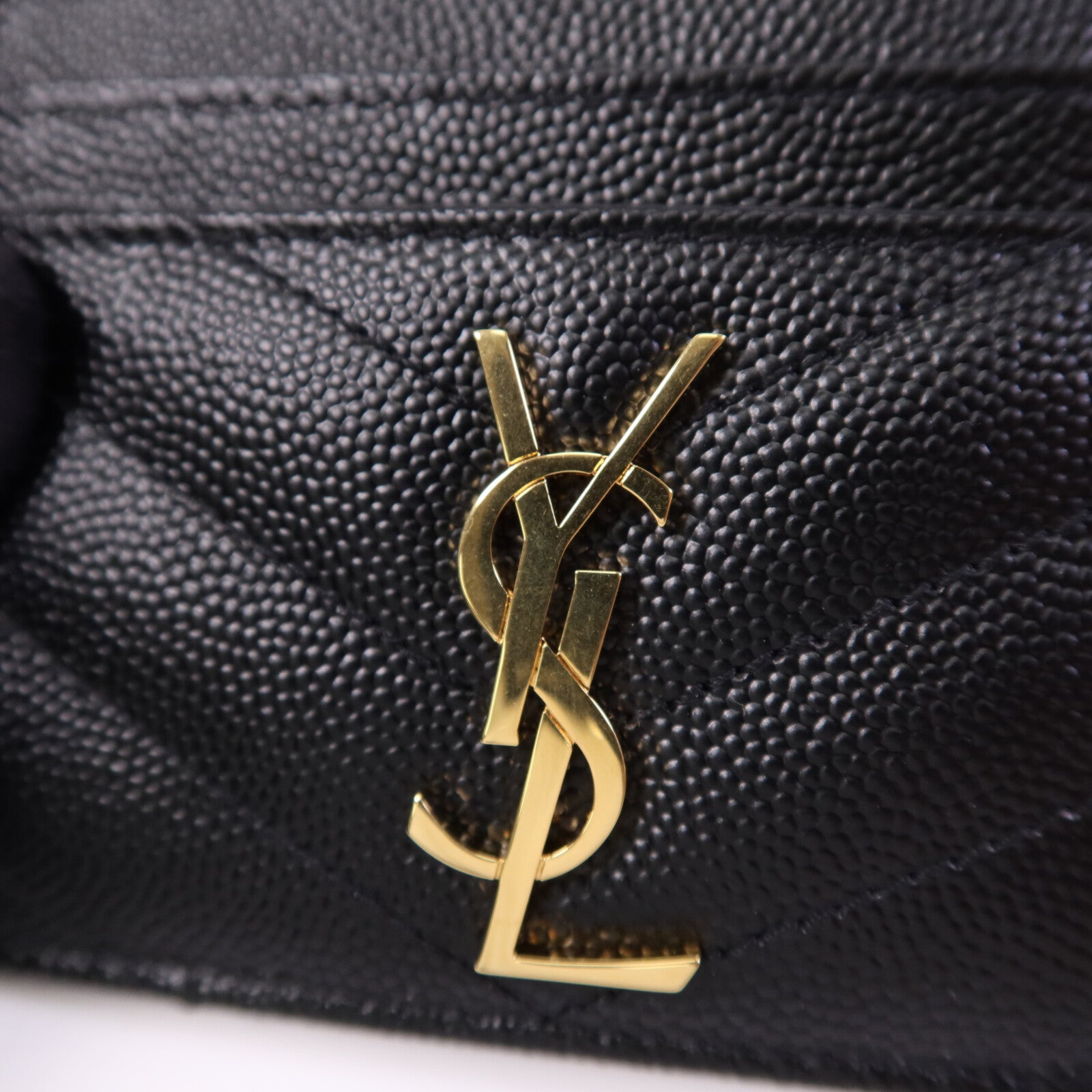 YVES SAINT LAURENT 牛皮皮革Card Case卡片套