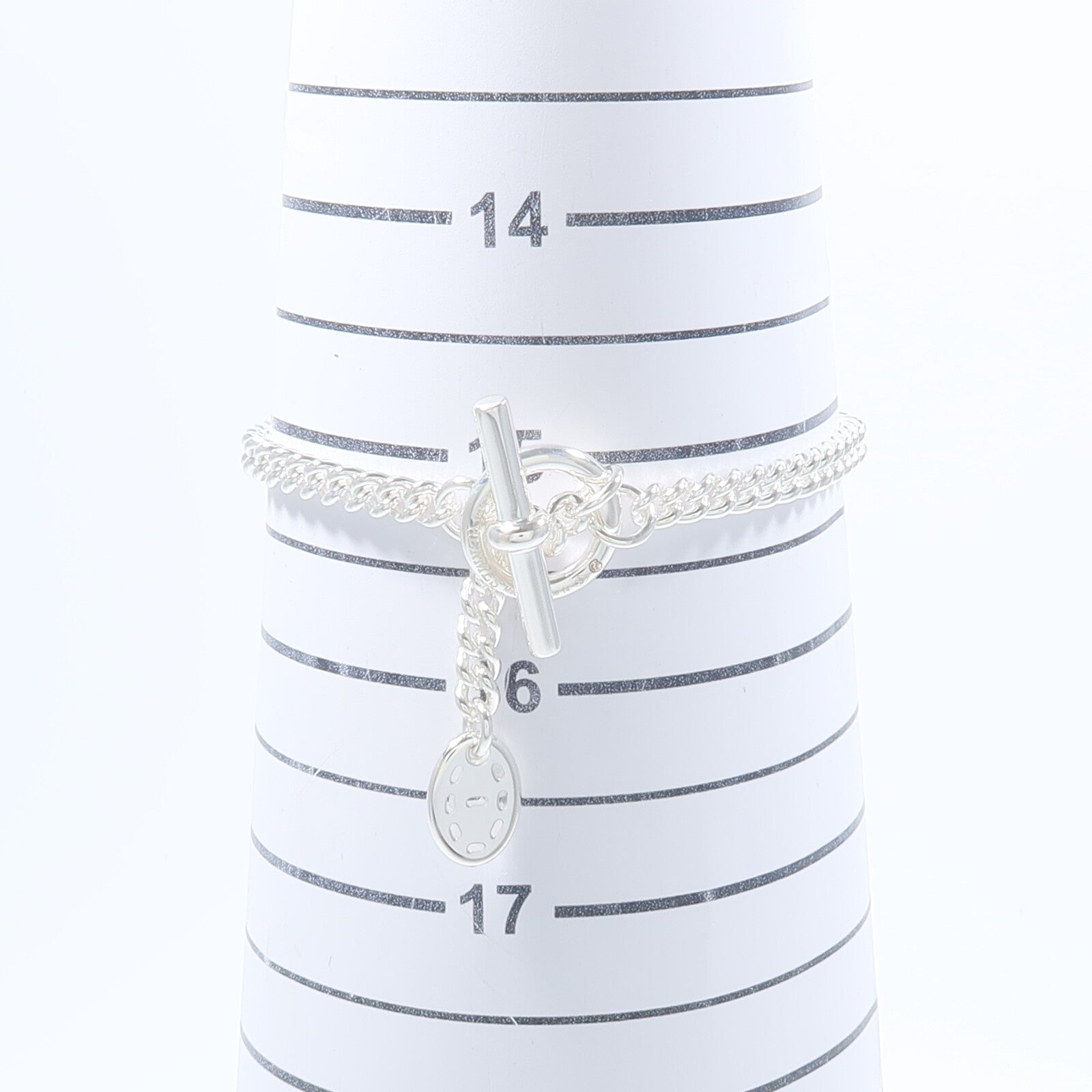 HERMES 925純銀Point Sellier Bracelet手鏈