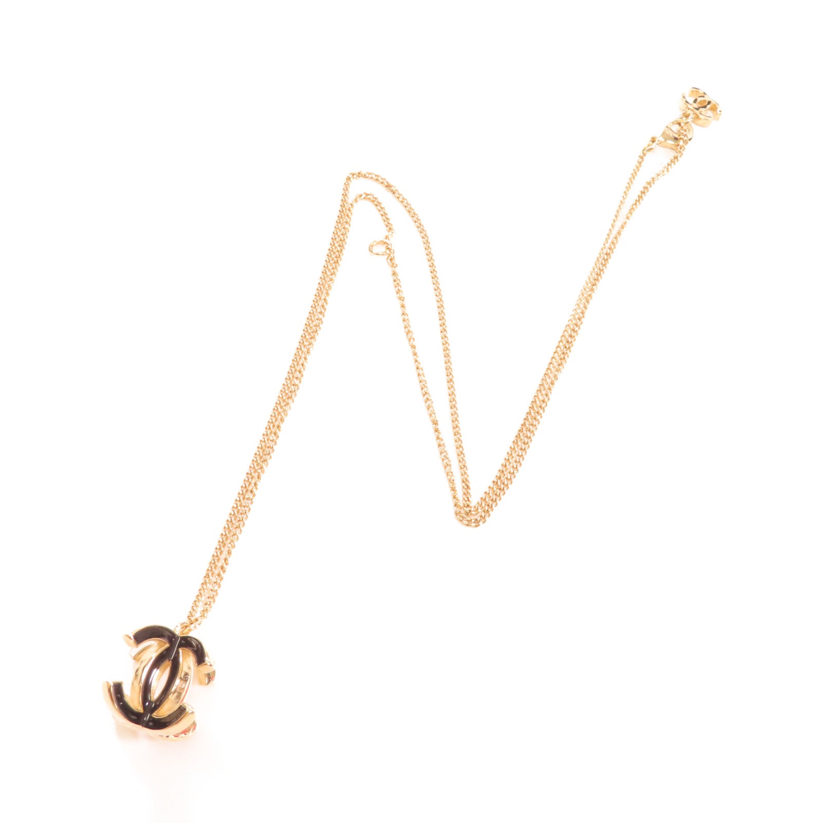 CHANEL 金屬Necklace項鍊金色