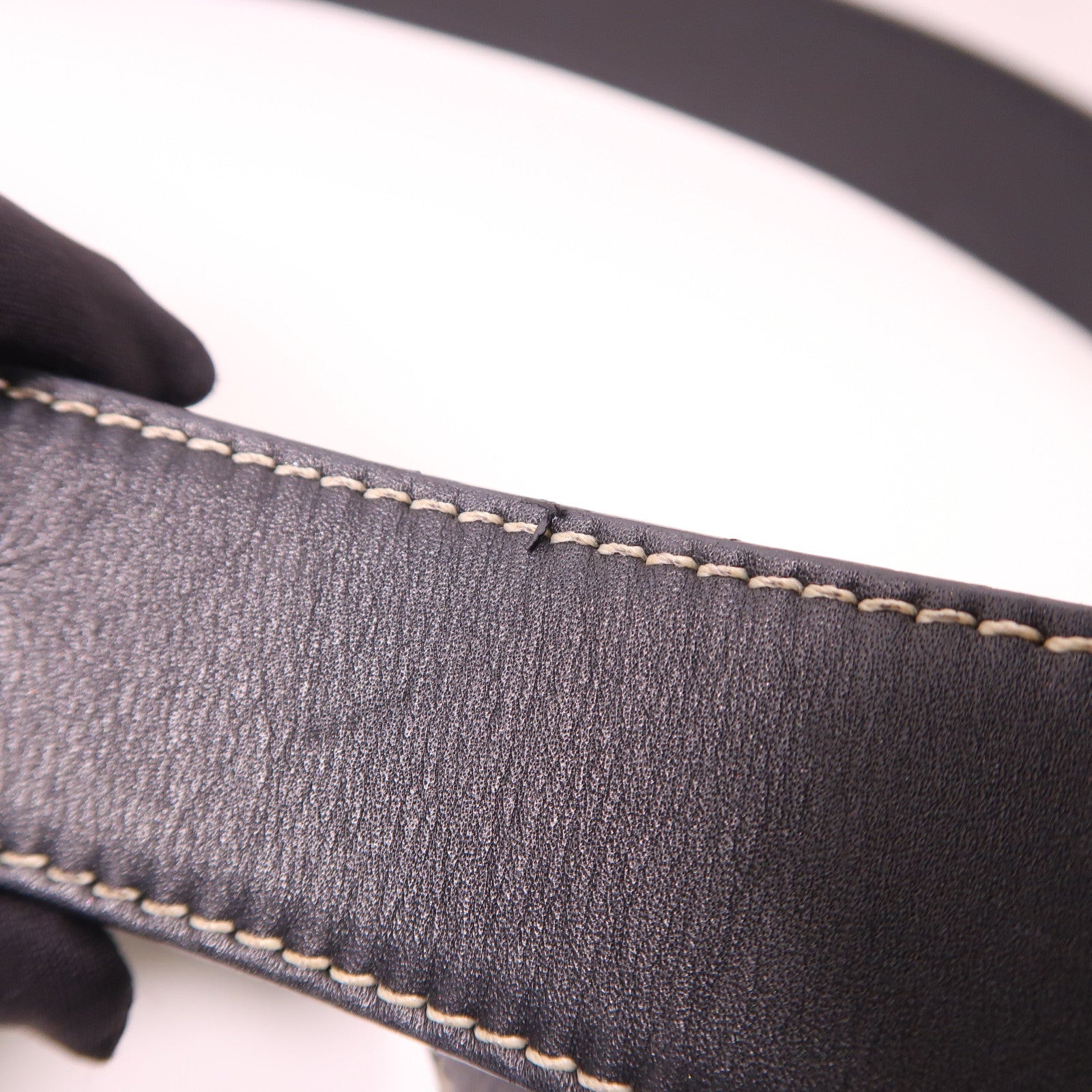 LOEWE SHW Shoulder Bag Calfskin Leather Black
