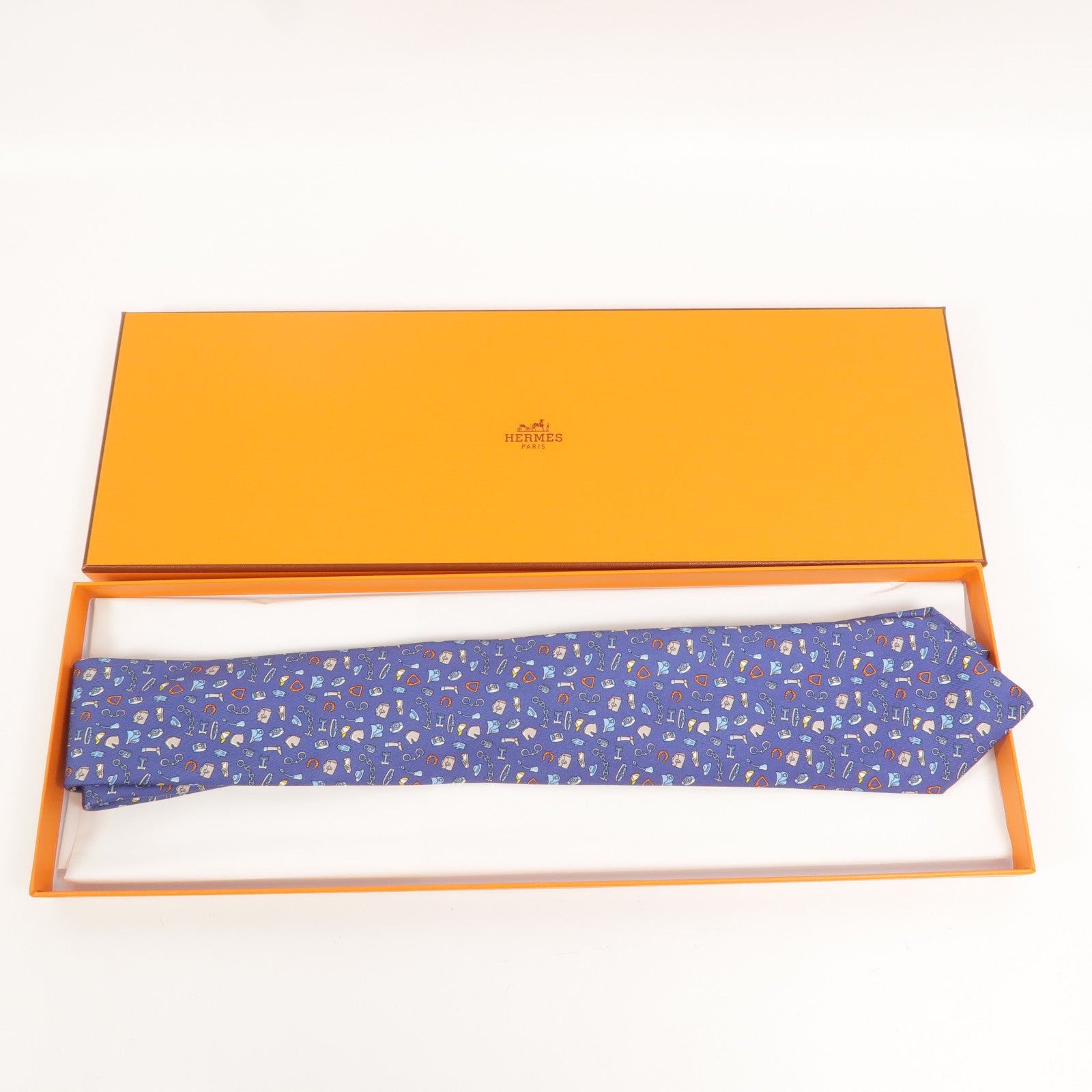 HERMES 絲質Necktie領帶