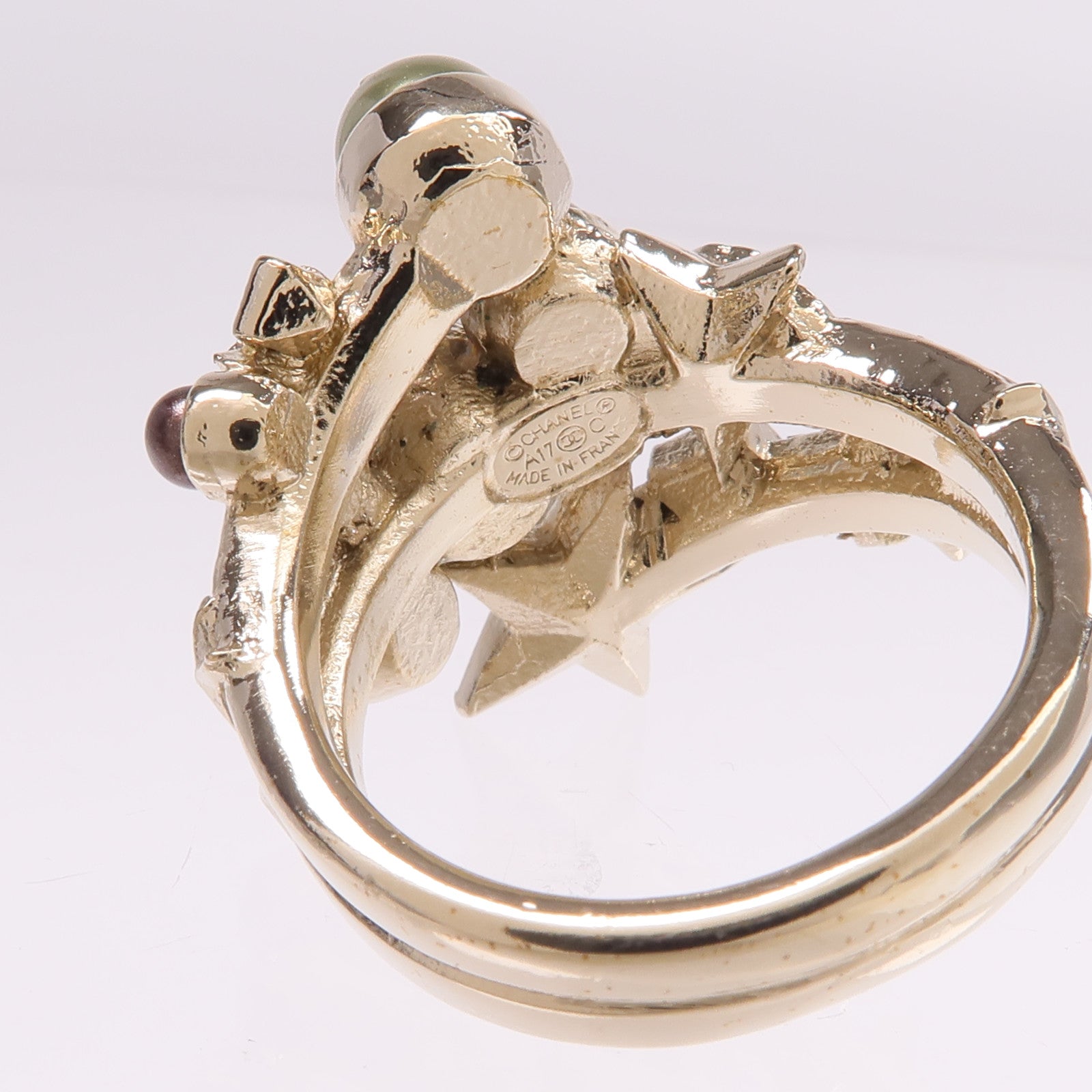 CHANEL 金屬Ring戒指US#6.5