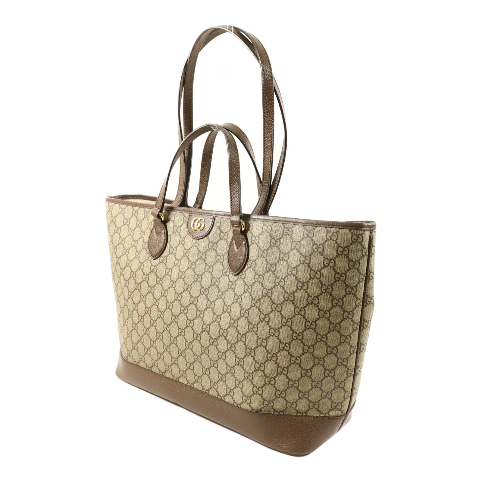 GUCCI 【激減優惠】塗層帆布Ophidia GG Tote Bag金扣手挽袋