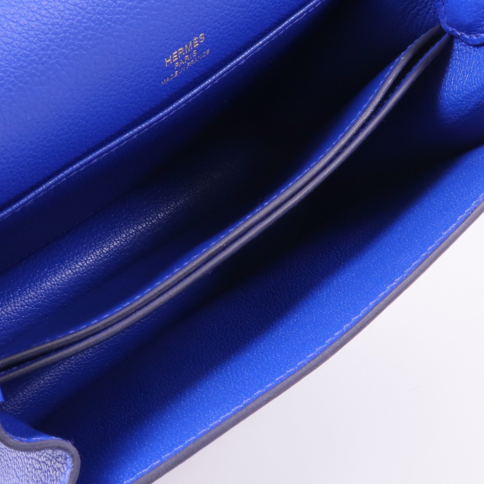 HERMES Evercolor皮革Roulis Mini金扣肩背袋