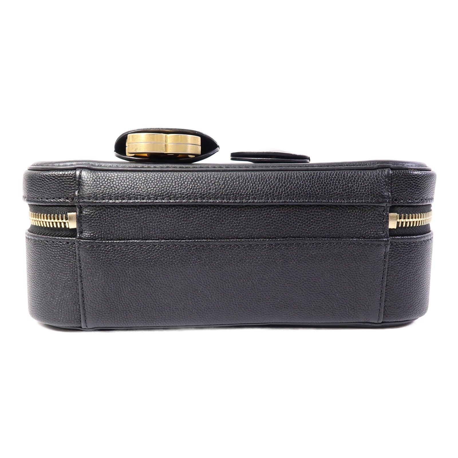 CHANEL 牛皮皮革CC Filigree Vanity Case Medium手挽肩背兩用袋