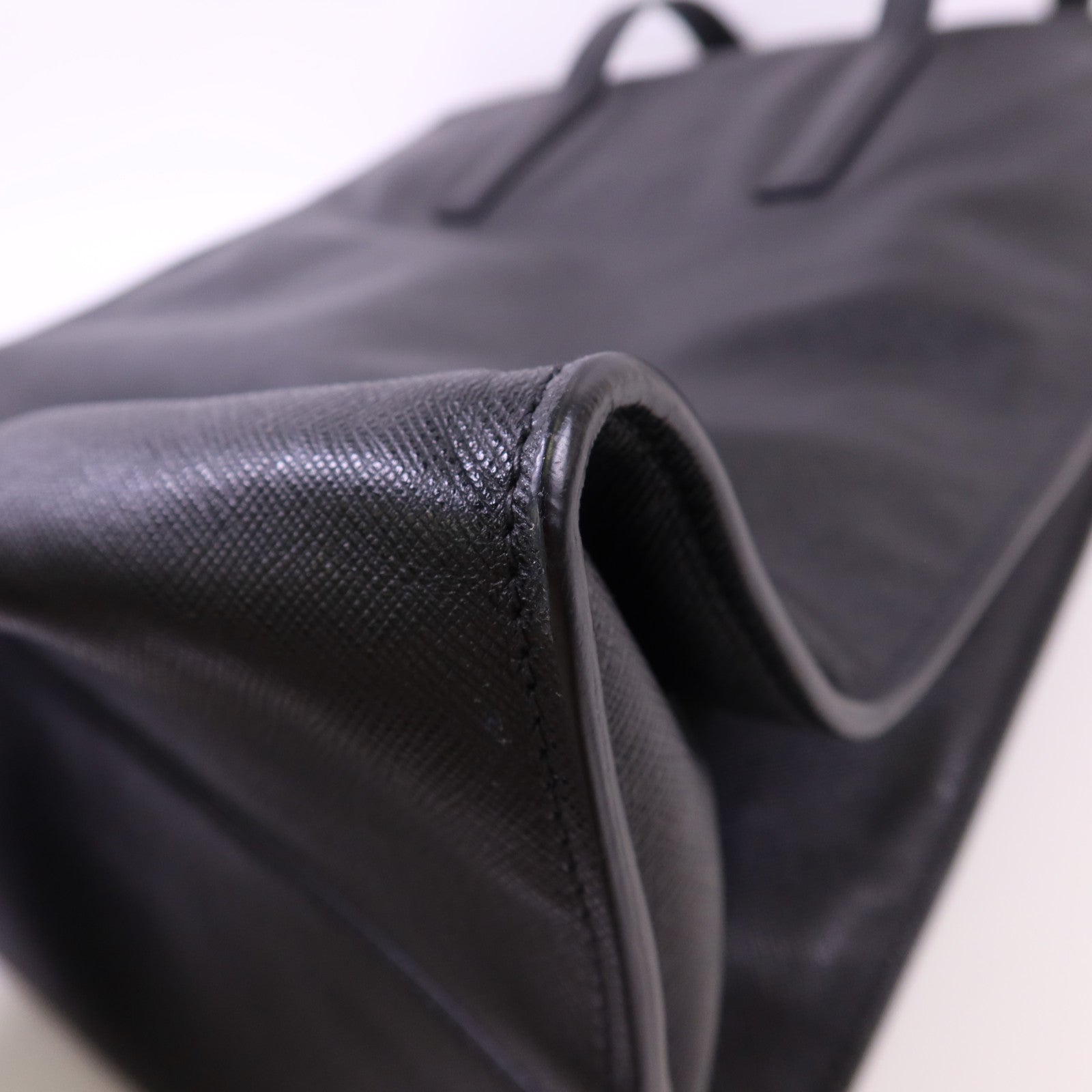 PRADA Saffiano皮革Tote Bag銀扣手挽袋