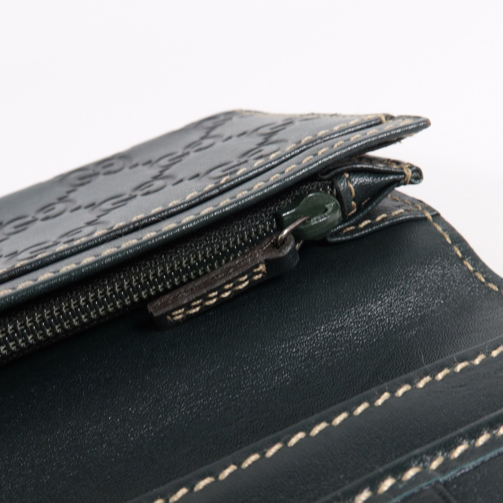 GUCCI 牛皮皮革Guccissima Long Wallet長錢包