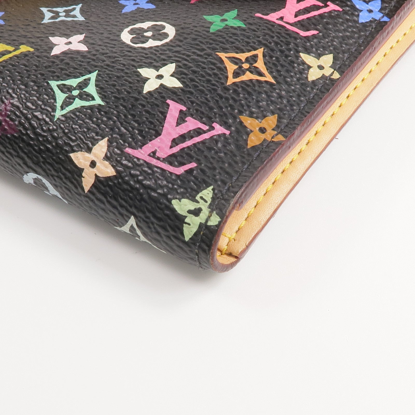 LOUIS VUITTON Monogram Multicolore Portefeuille Eugenie Wallet金扣長錢包