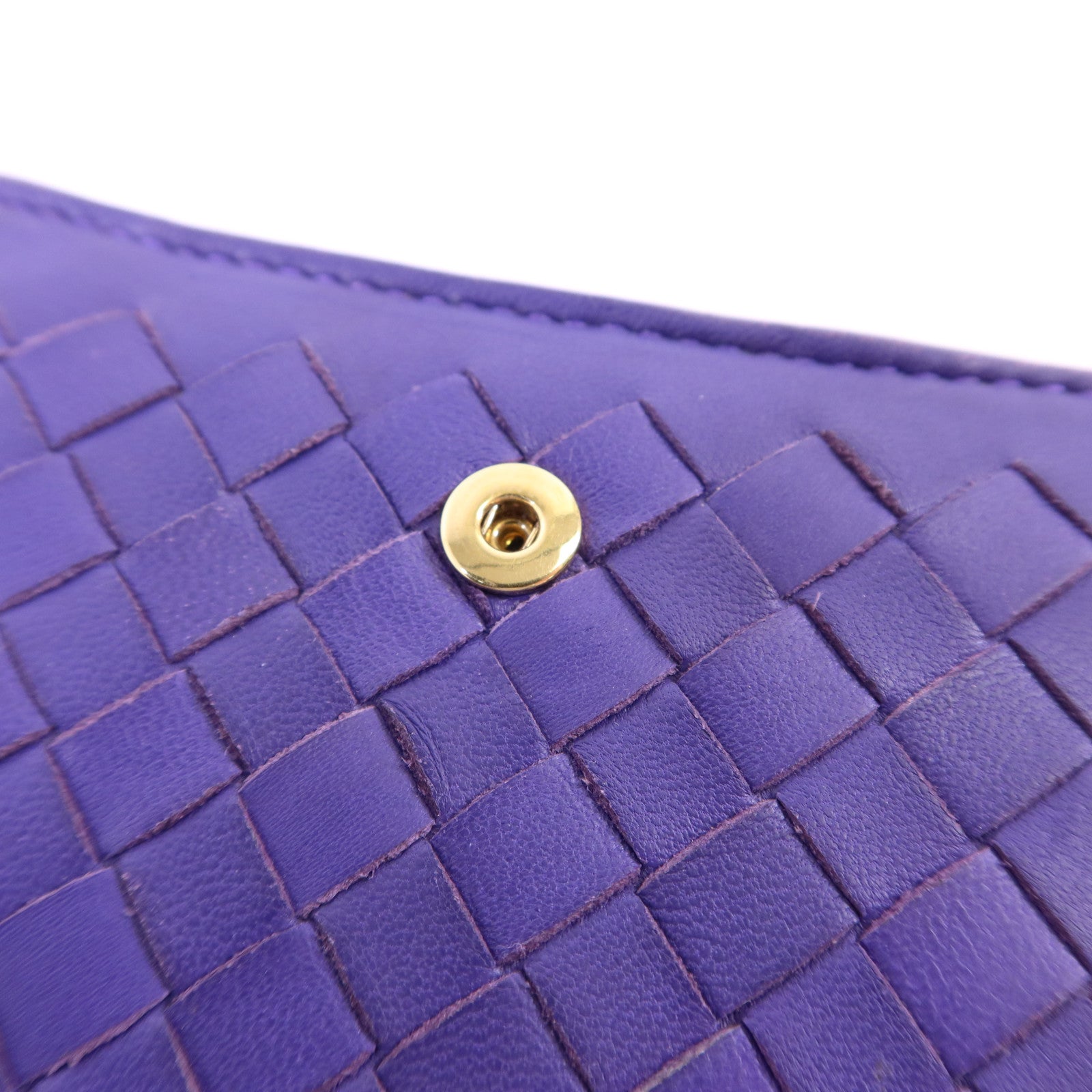 BOTTEGA VENETA 羊皮皮革W Snap Wallet金扣錢包