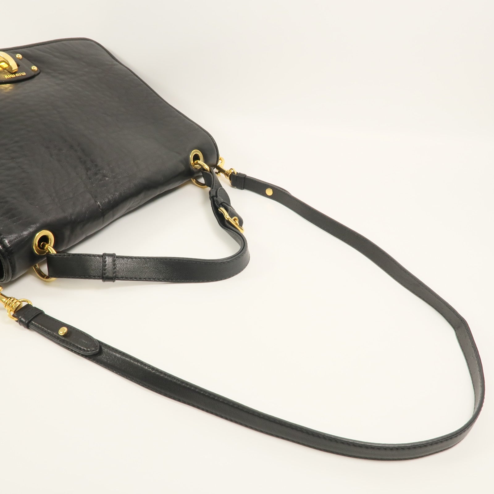 Miu Miu 牛皮皮革Shoulder Bag手挽肩背兩用袋