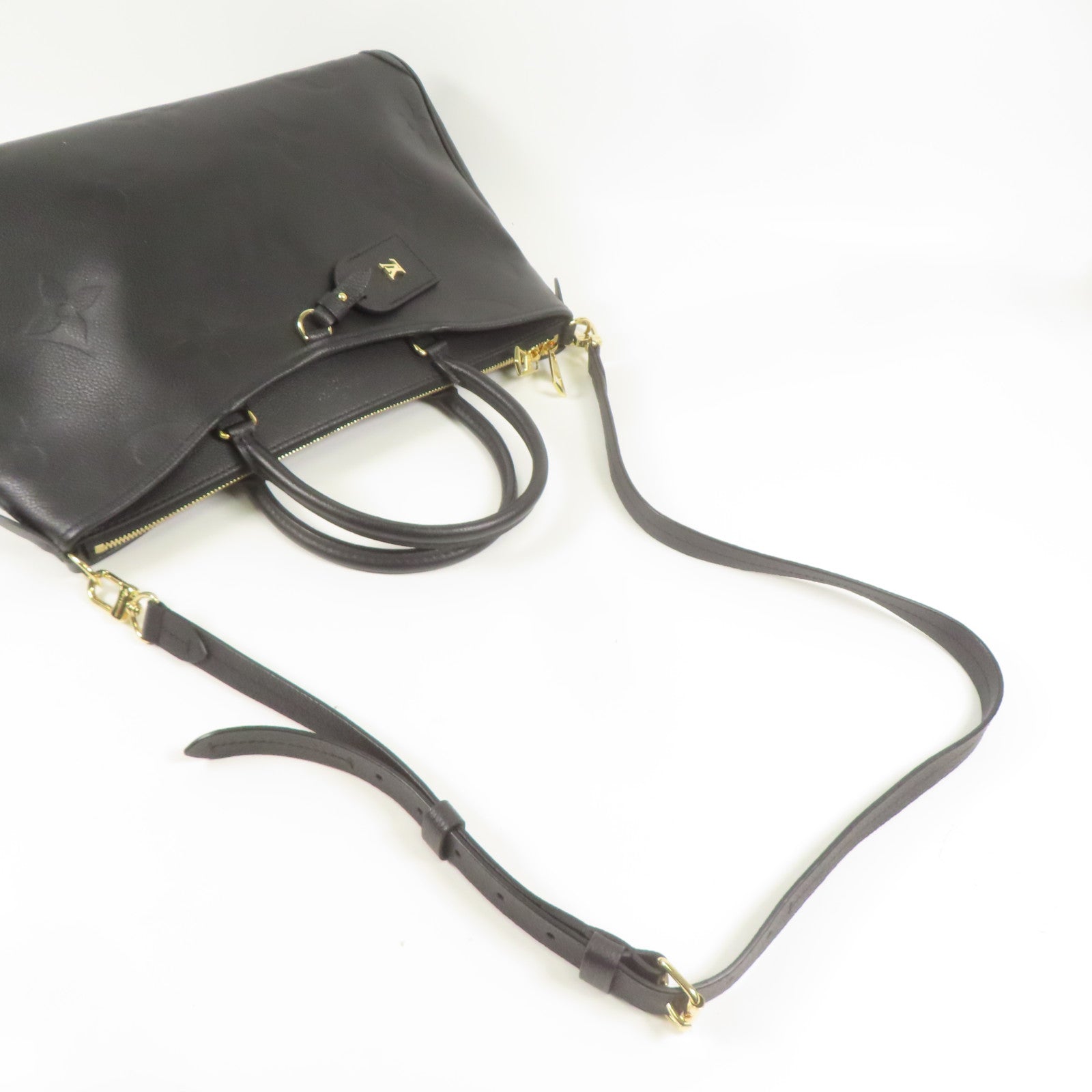 LOUIS VUITTON LV GHW Trianon 2way Shoulder Bag M46488 Monogram Empreinte