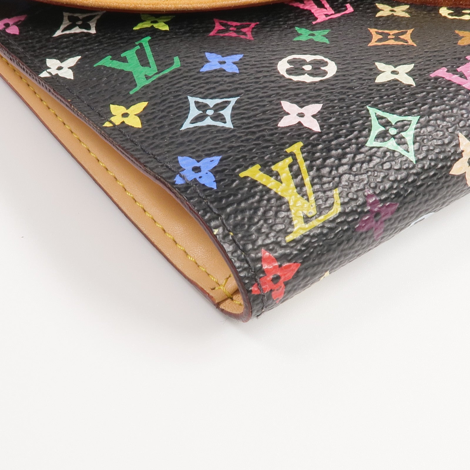 LOUIS VUITTON Monogram Multicolore Portefeuille Eugenie Wallet金扣長錢包