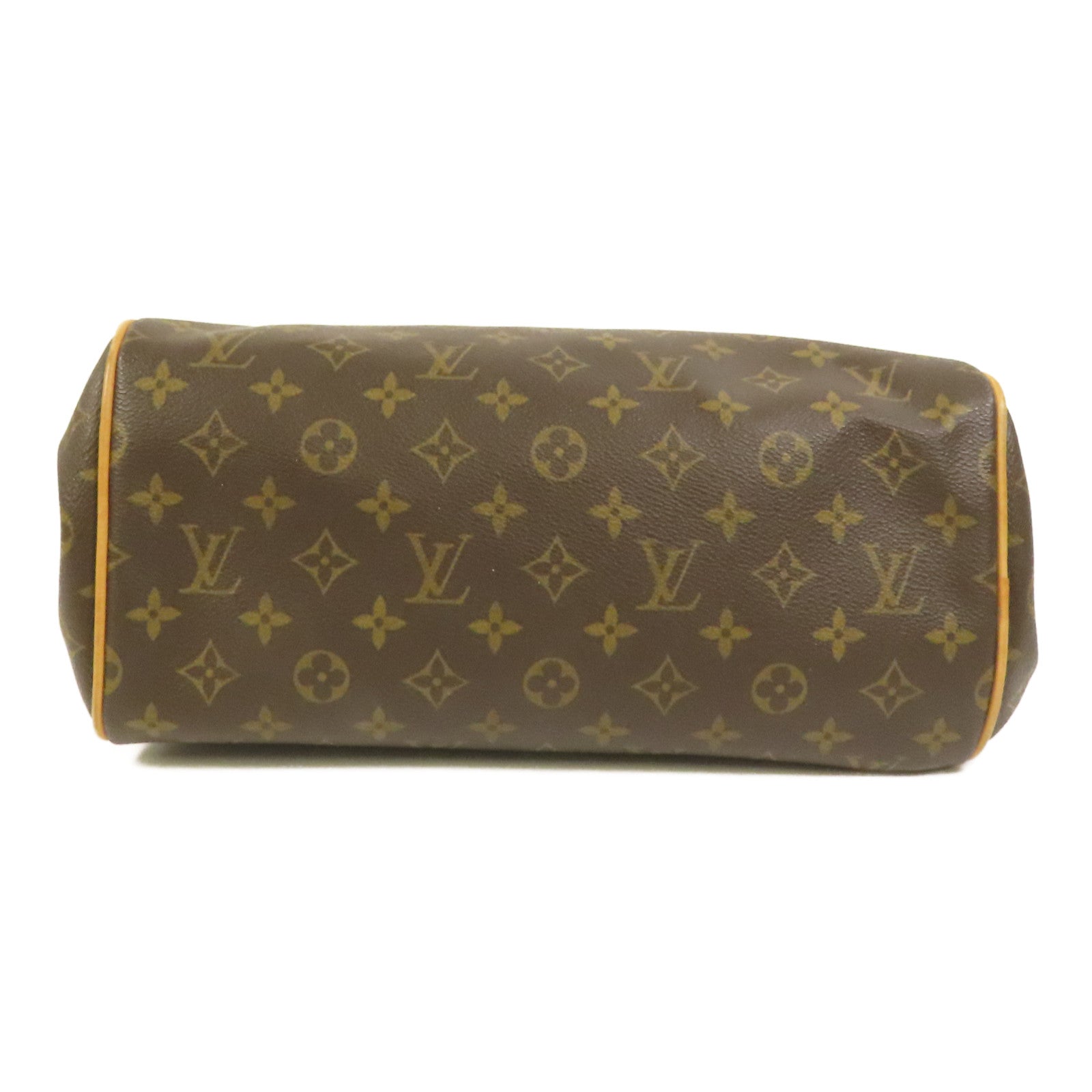 LOUIS VUITTON Monogram Montorgueil PM金扣肩背袋棕色