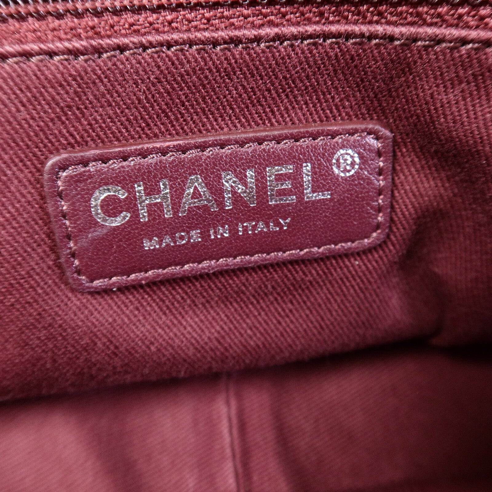 CHANEL Tweed/牛皮皮革Chain Shoulder Bag鏈帶肩背袋