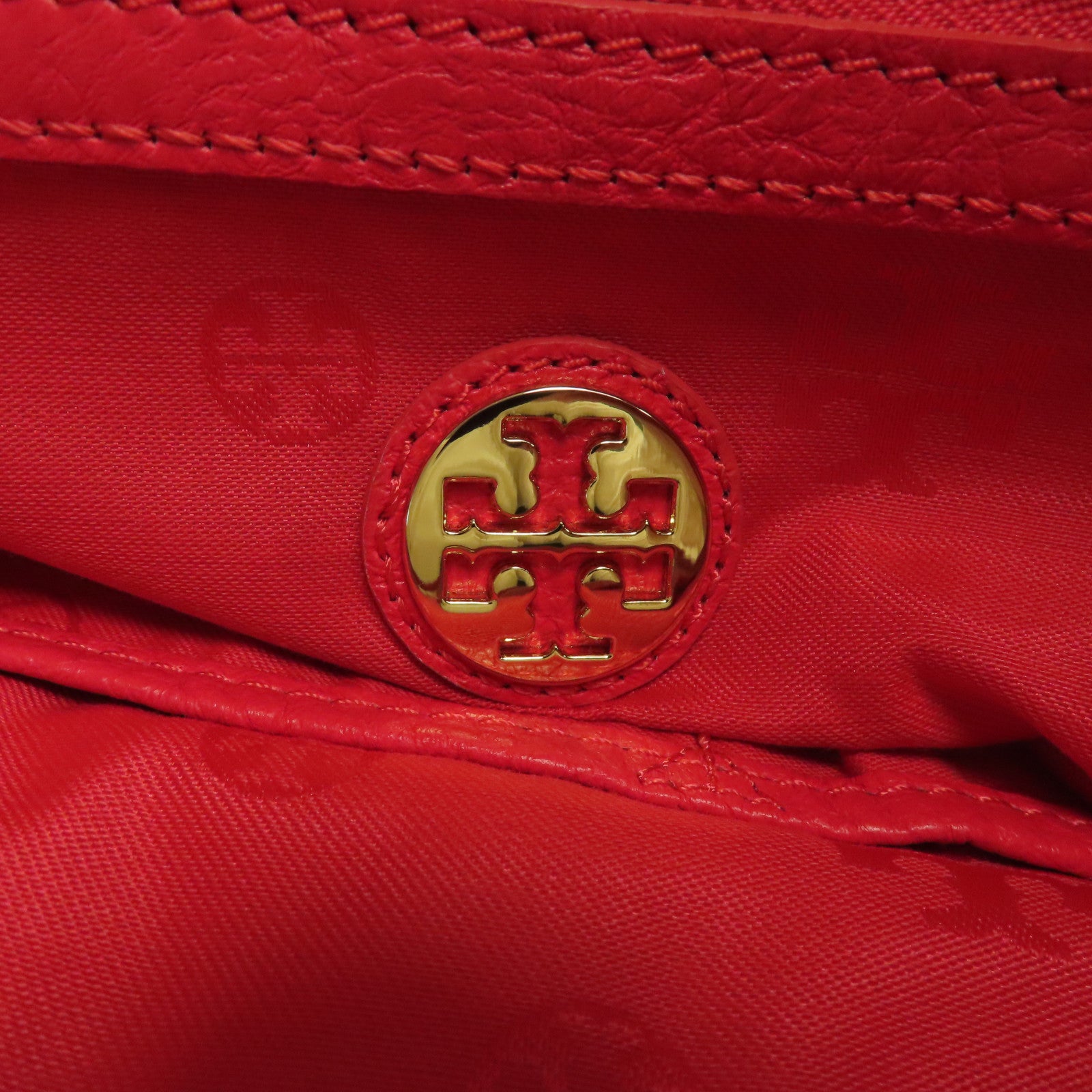 【激減優惠】牛皮皮革Tote Bag金扣手挽肩背兩用袋粉紅色