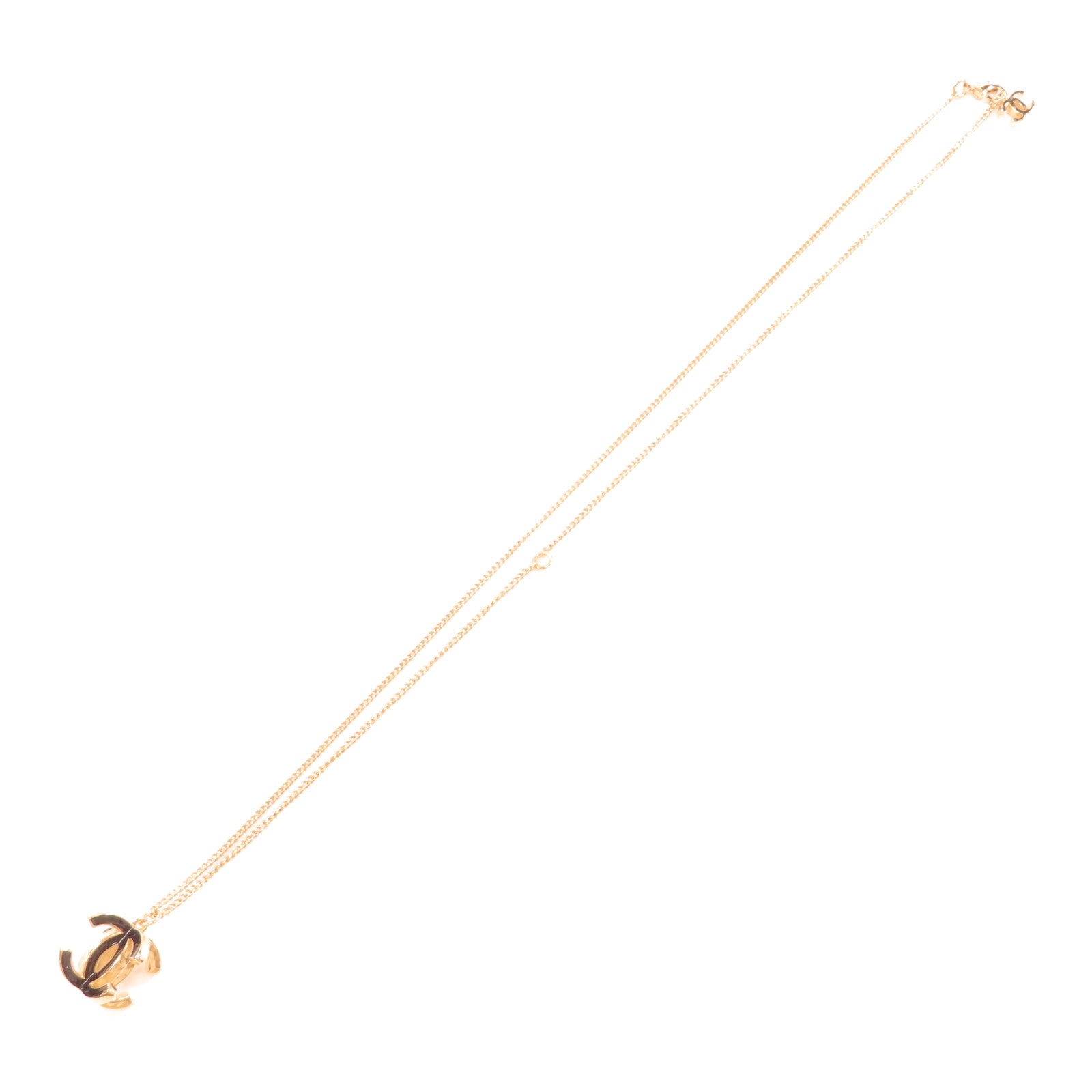 CHANEL 金屬Necklace項鍊金色