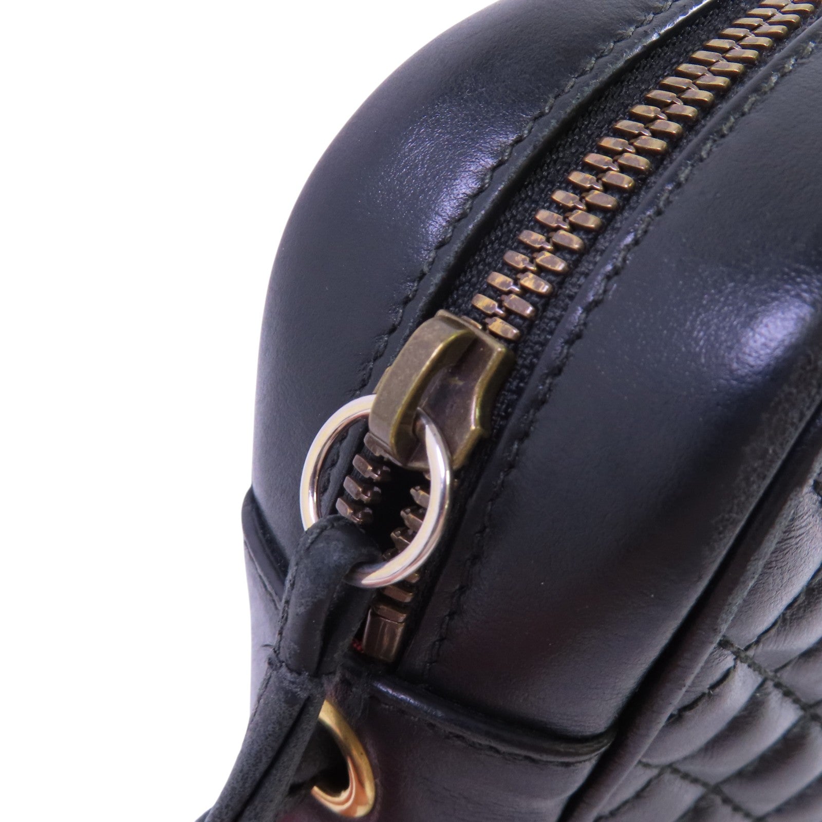 GUCCI 【激減優惠】牛皮皮革Quilted Shoulder Bag肩背袋