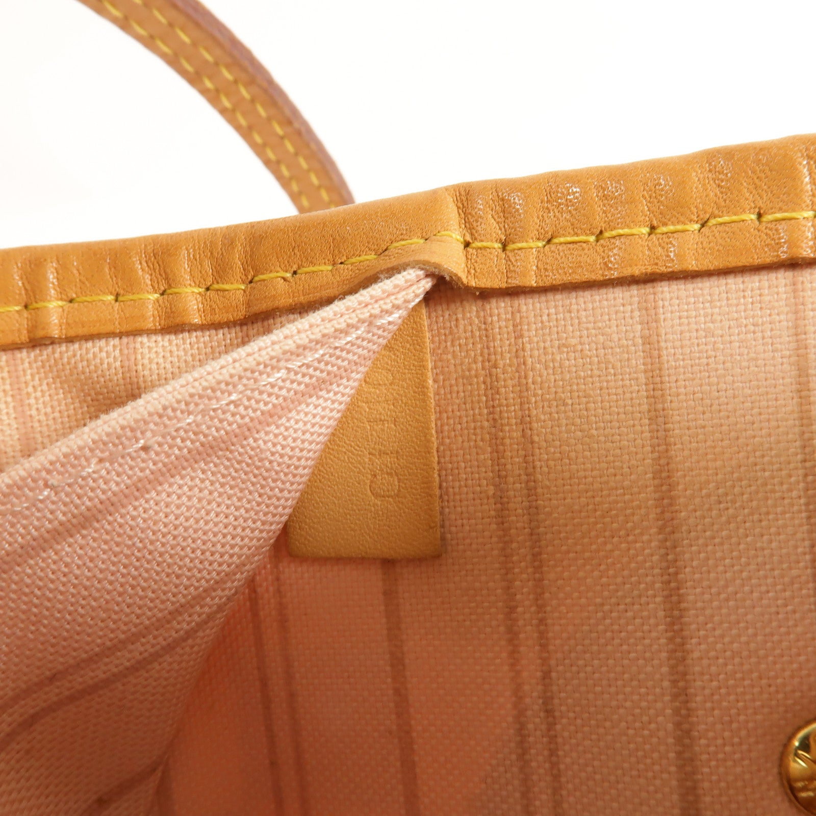 LOUIS VUITTON Damier Azur Tahitienne Neverfull MM金扣肩背袋