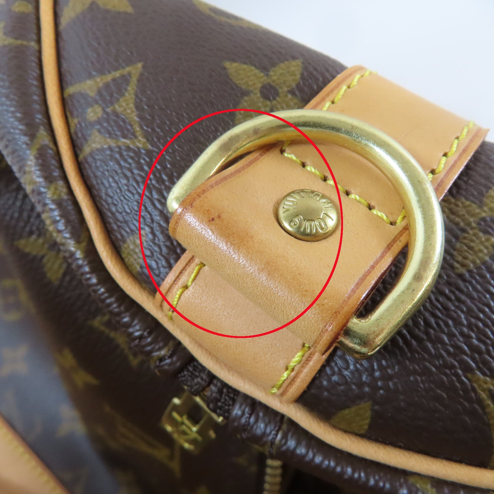 LOUIS VUITTON Monogram Keepall 55 Bamdoulie金扣手挽肩背兩用袋啡色