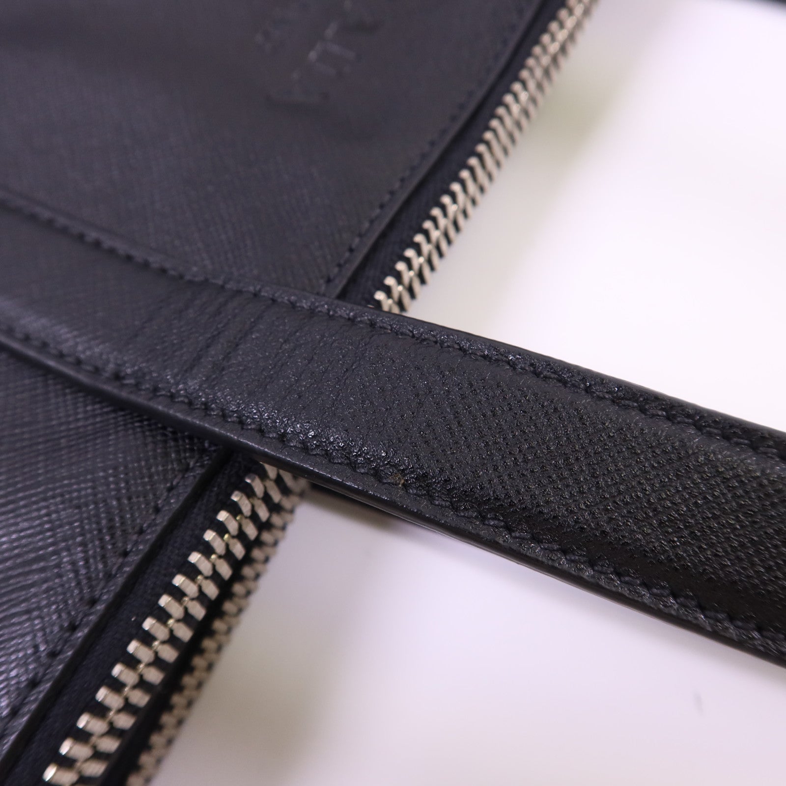 PRADA Saffiano皮革Tote Bag銀扣手挽袋