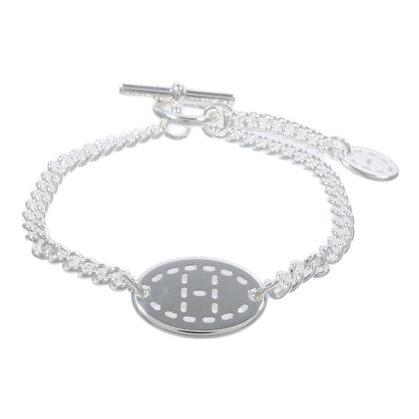 HERMES 925純銀Point Sellier Bracelet手鏈