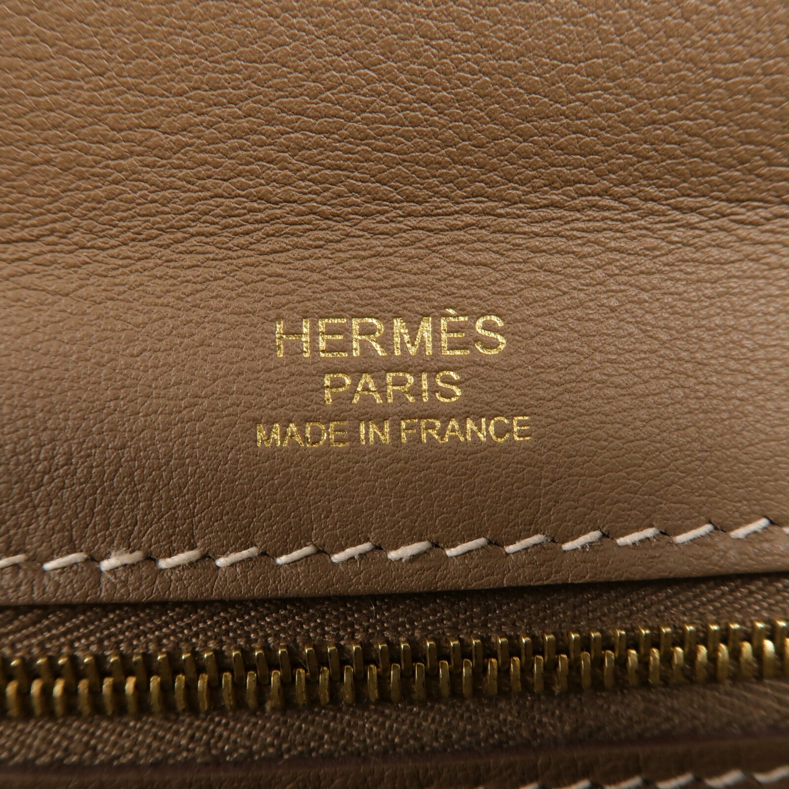 HERMES Clemence皮革24/24 29cm手挽肩背兩用袋Etoupe