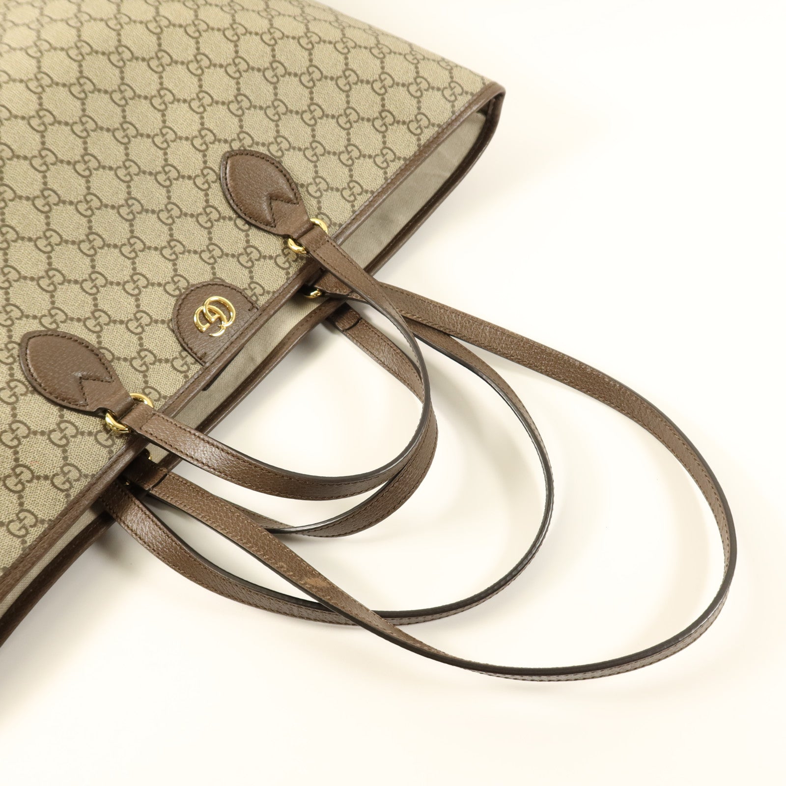 GUCCI 【激減優惠】塗層帆布Ophidia GG Tote Bag金扣手挽袋