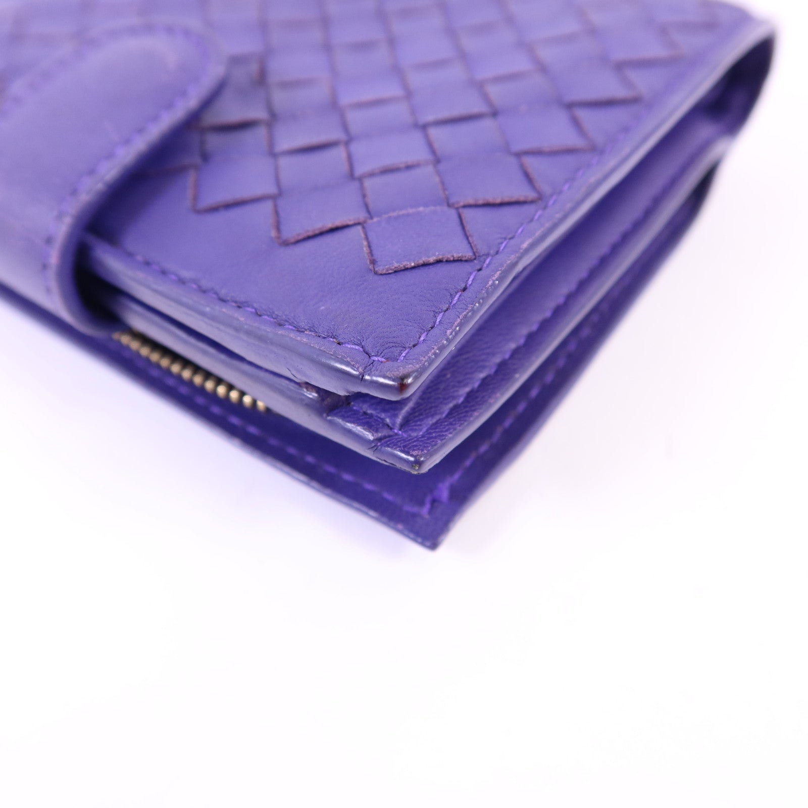 BOTTEGA VENETA 羊皮皮革W Snap Wallet金扣錢包