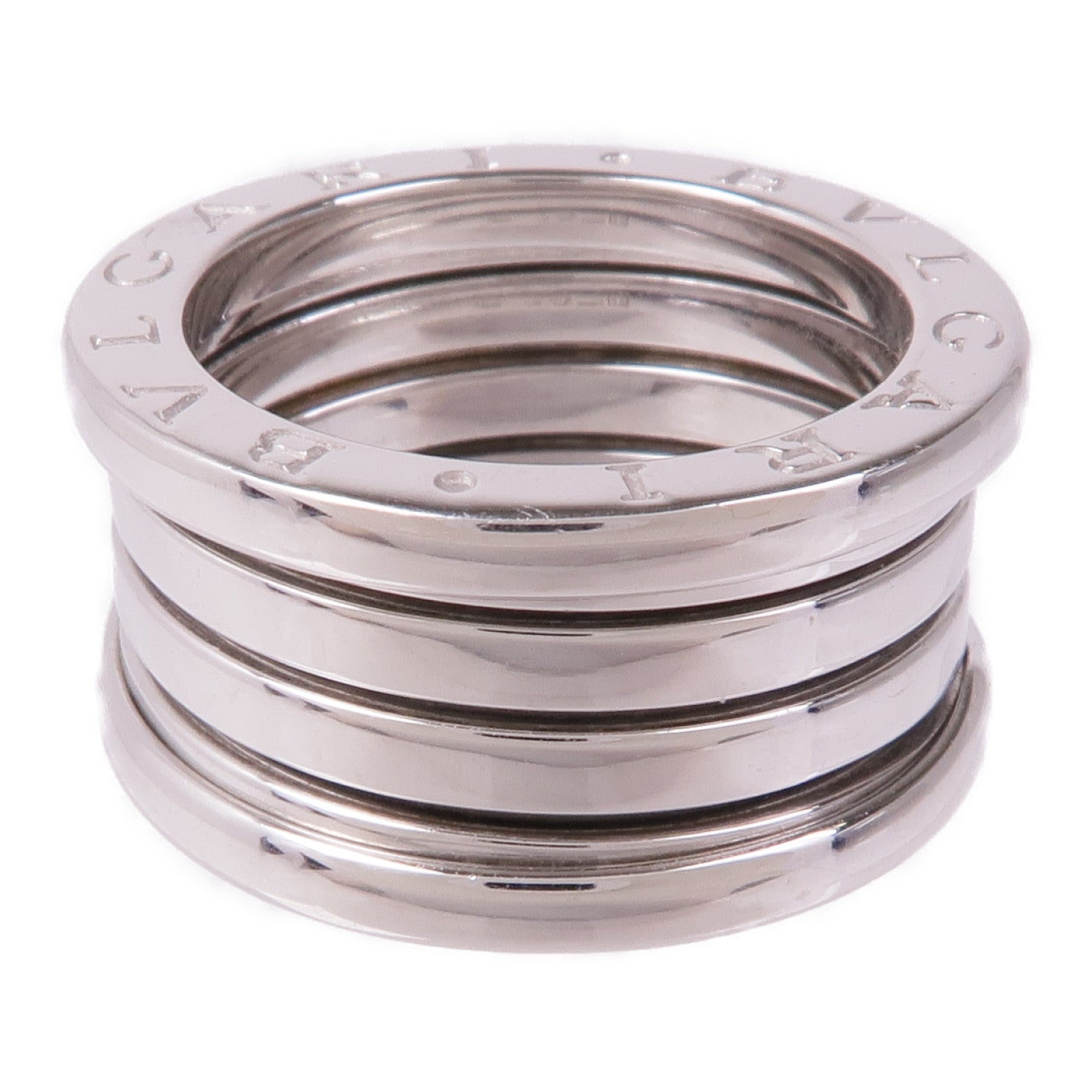 BVLGARI 18K白金B-zero1pm Ring戒指BLV#52/US#5.75