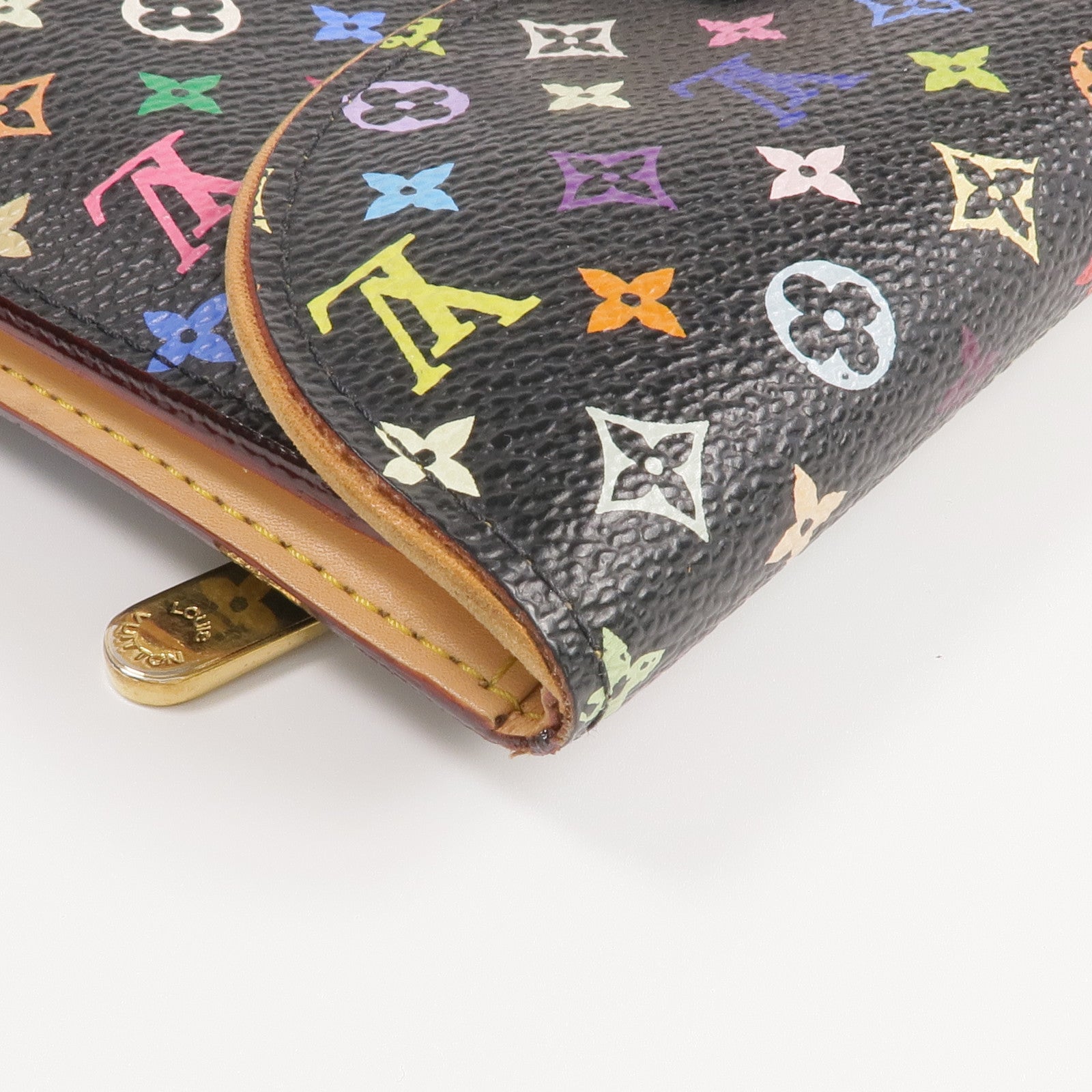 LOUIS VUITTON Monogram Multicolore Portefeuille Eugenie Wallet金扣長錢包
