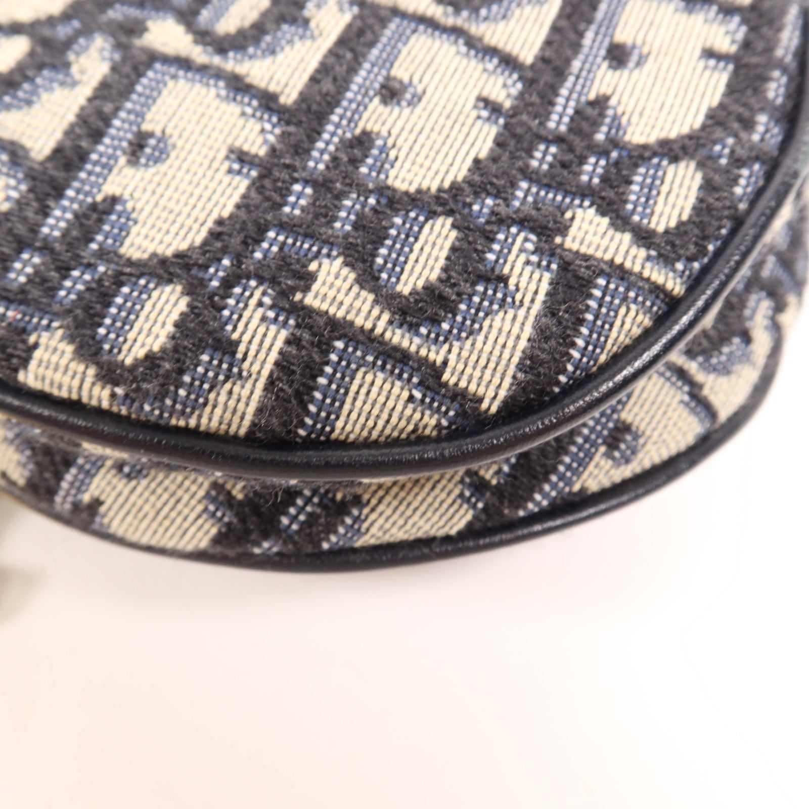 Dior 帆布Mini Saddle金扣肩背袋